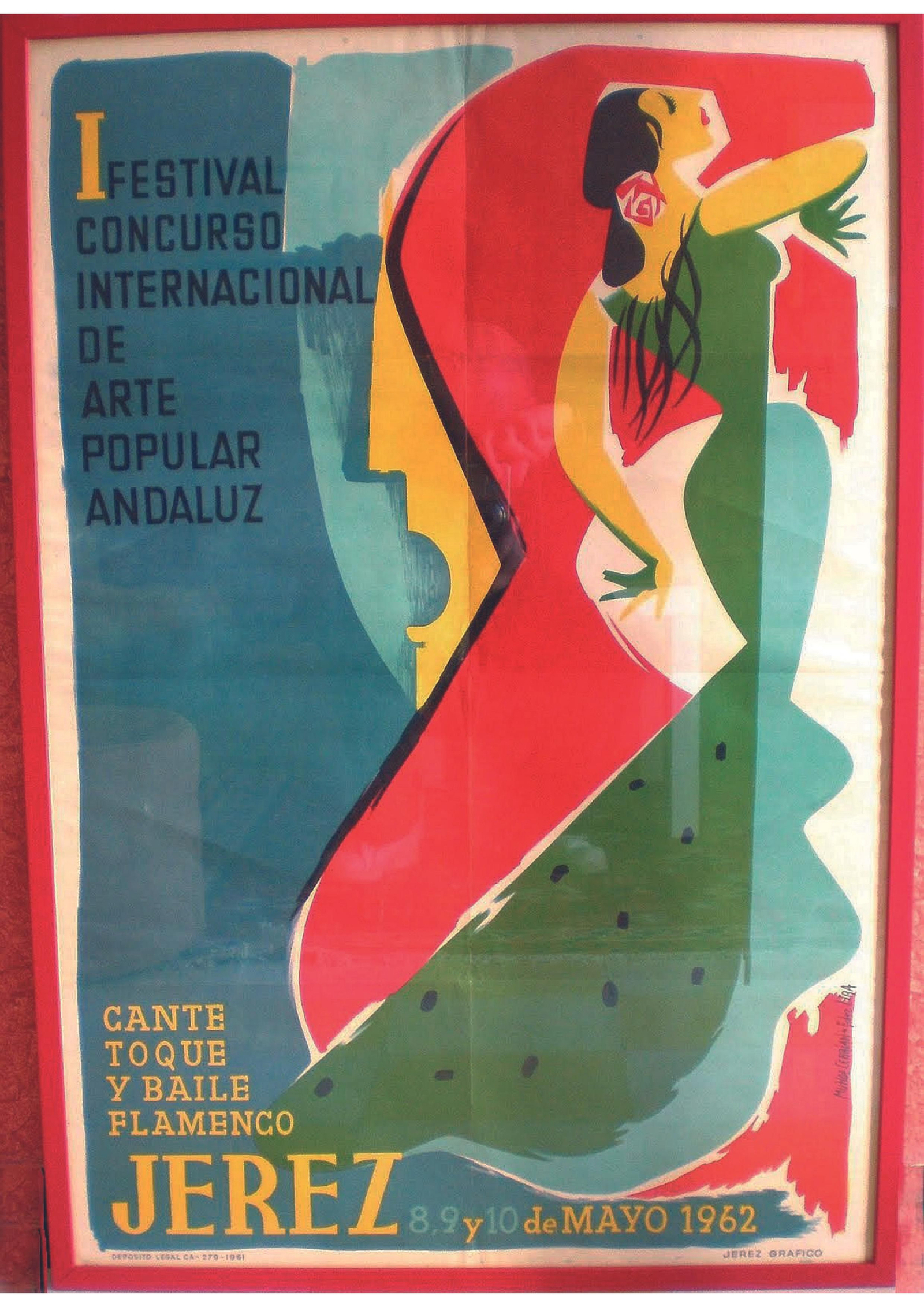 Cartel ilustrador del I Festival Concurso Internacional de Arte Popular Andaluz Cartel ilustrador del I Festival Concurso Internacional de Arte Popular Andaluz