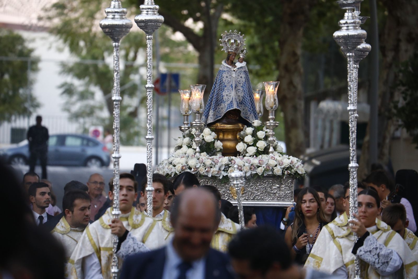 El traslado de la Virgen de la Fuensanta de Córdoba, en imágenes