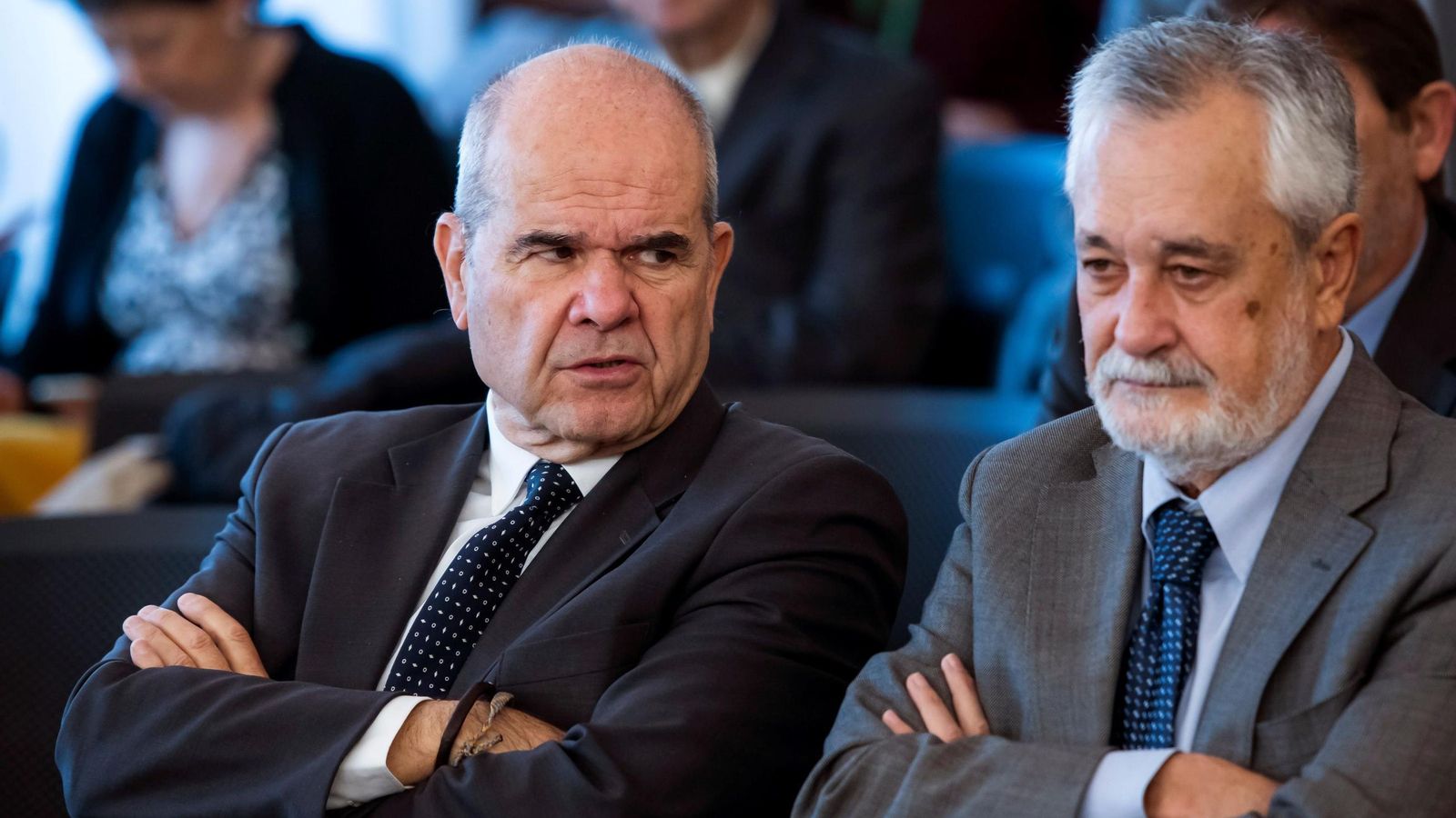 Manuel Chaves y José Antonio Griñán, en el juicio de los ERE.