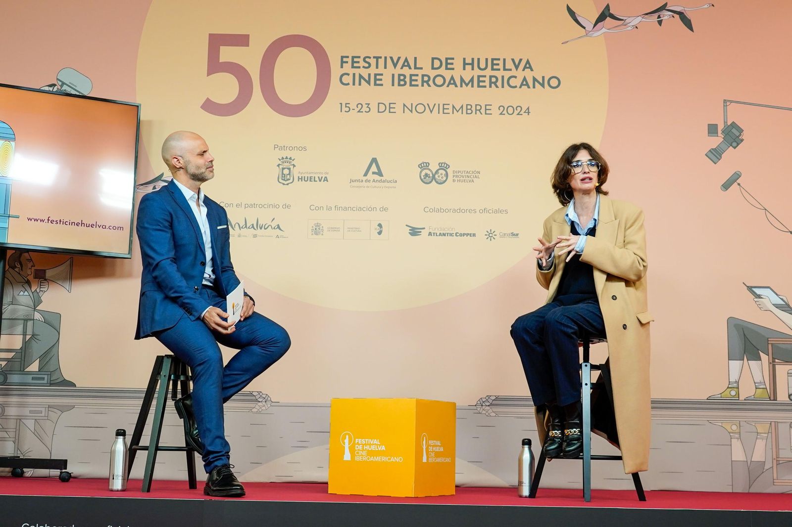 Imágenes de Paz Vega, ganadora del Premio Luz de la 50 edición del Festival de Cine Iberoamericano