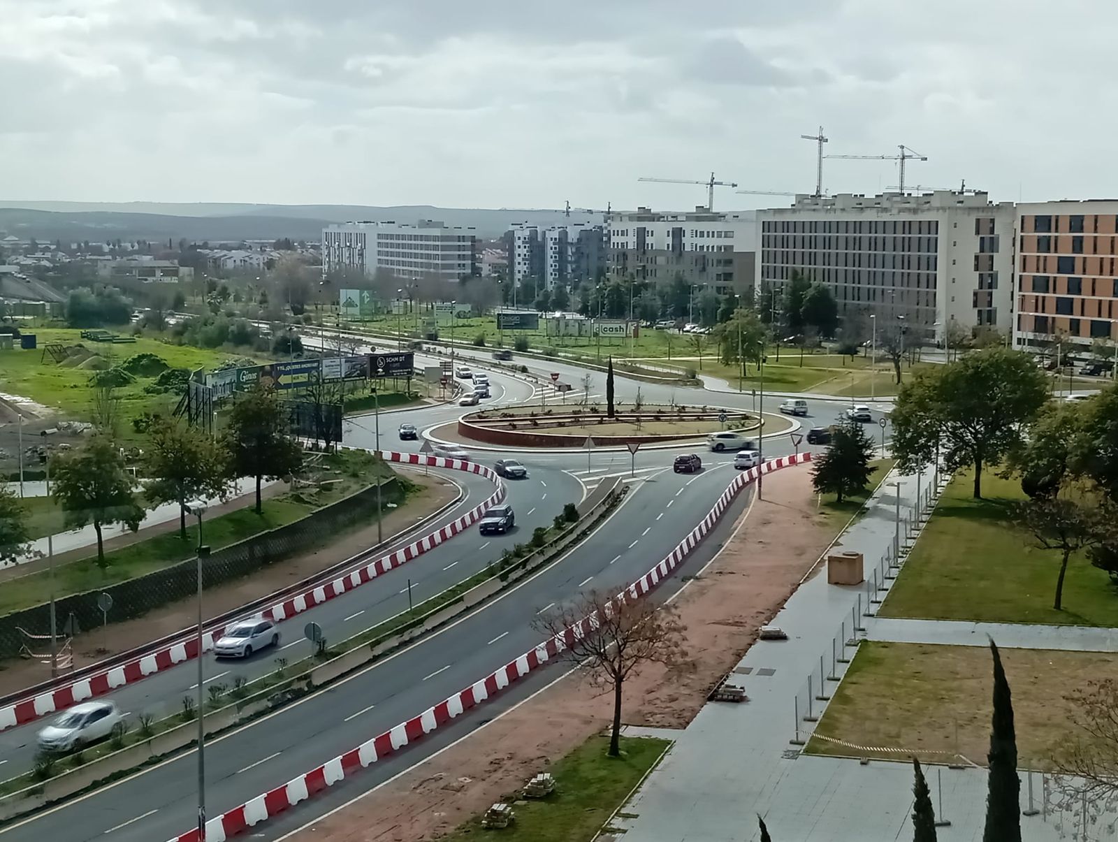Zona en la que los vecinos reclaman una pasarela peatonal