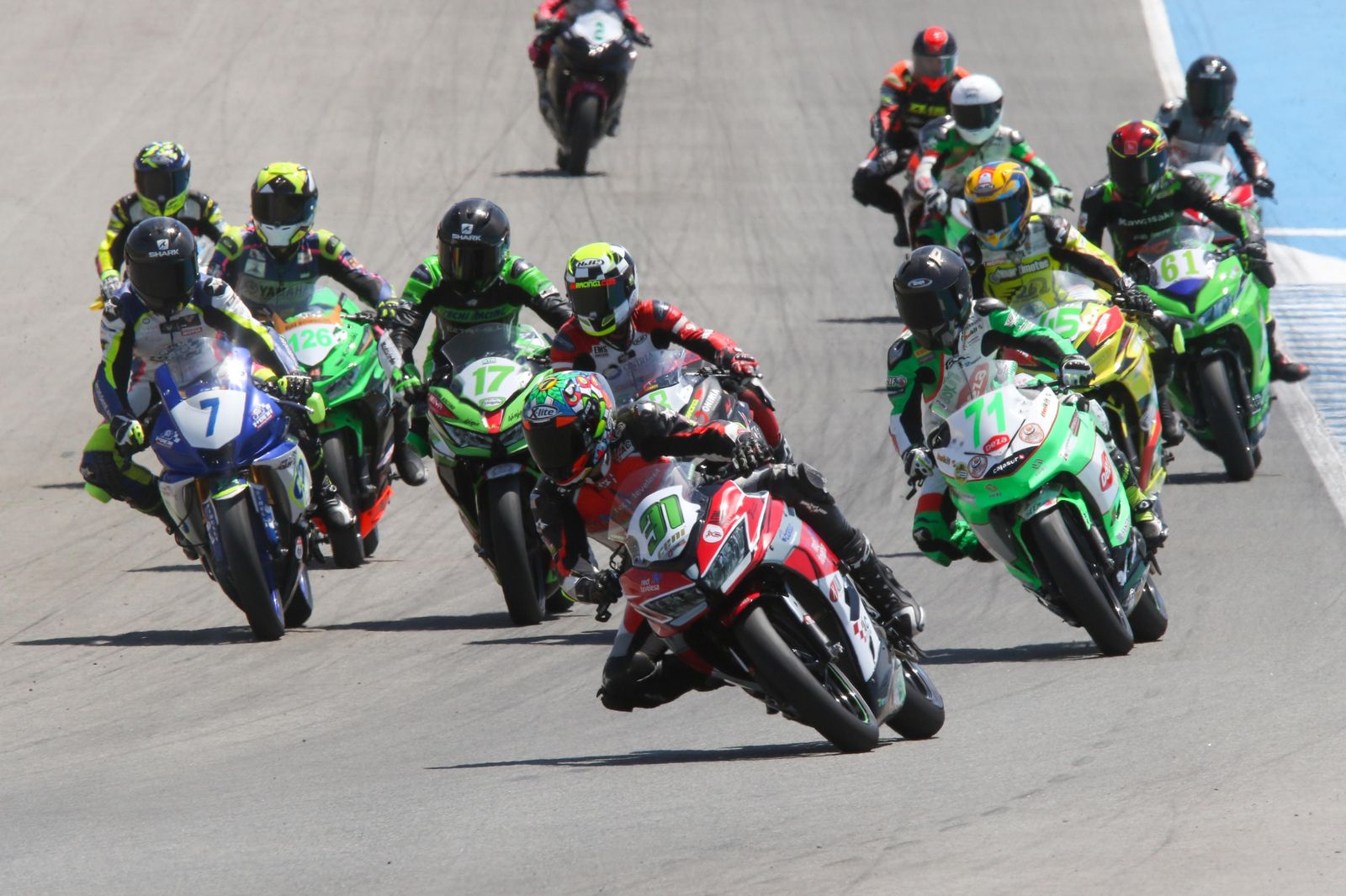 Salida de la carrera de Open 300 del pasado mes de julio.