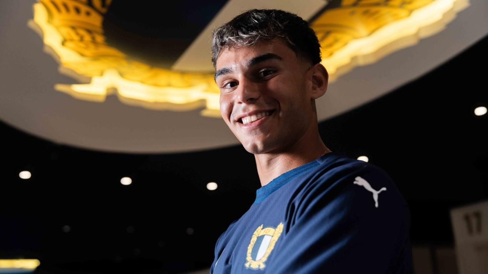 Marcos Peña, con la camiseta de su nuevo equipo.