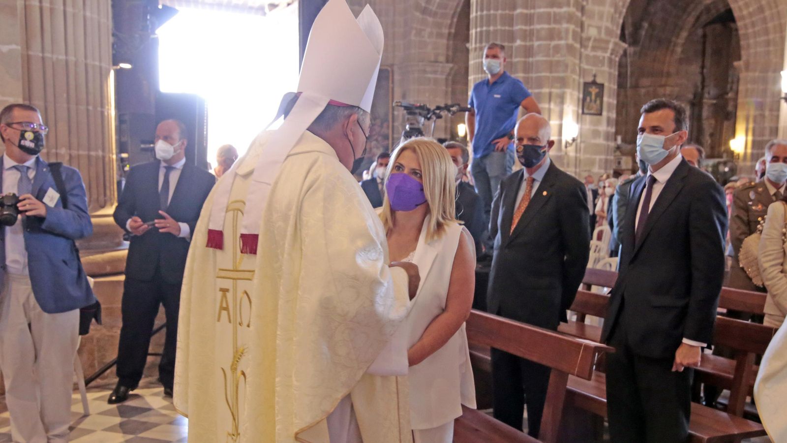 Rico Pavés, junto a la alcaldesa Mamen Sánchez.
