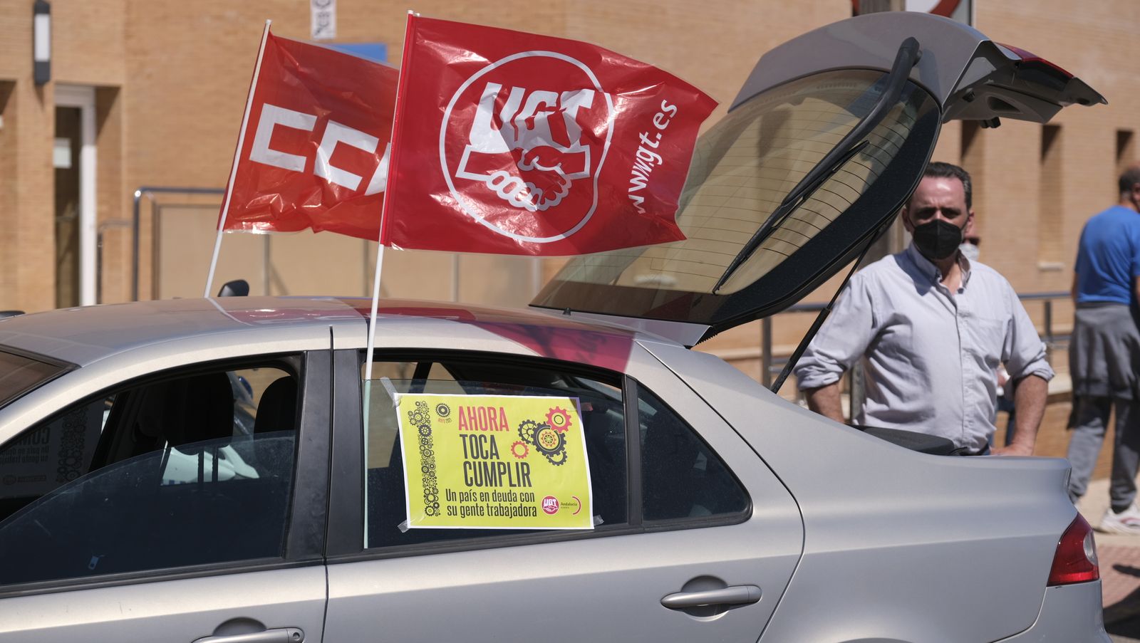 Fotogalería manifestación del Día Internacional del Trabajador. Almería