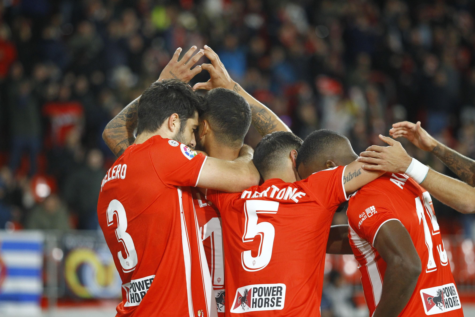 Imágenes del partido U.D. Almería-R.C.D. Espanyol