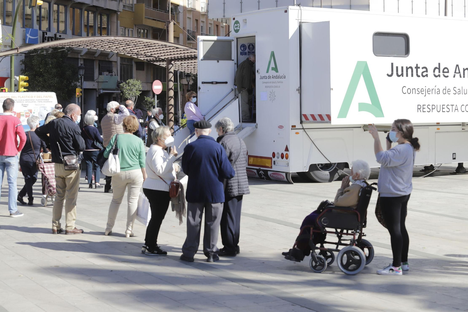 Jornada de vacunación sin cita en Huelva capital.