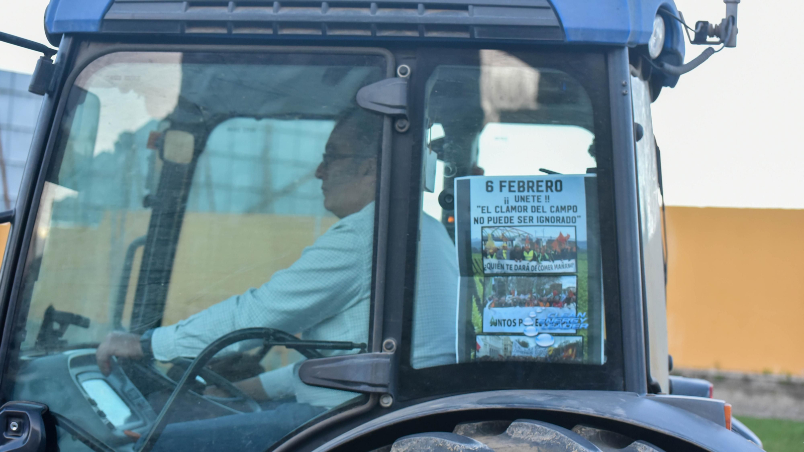La tractorada del sector primario en Algeciras, en imágenes