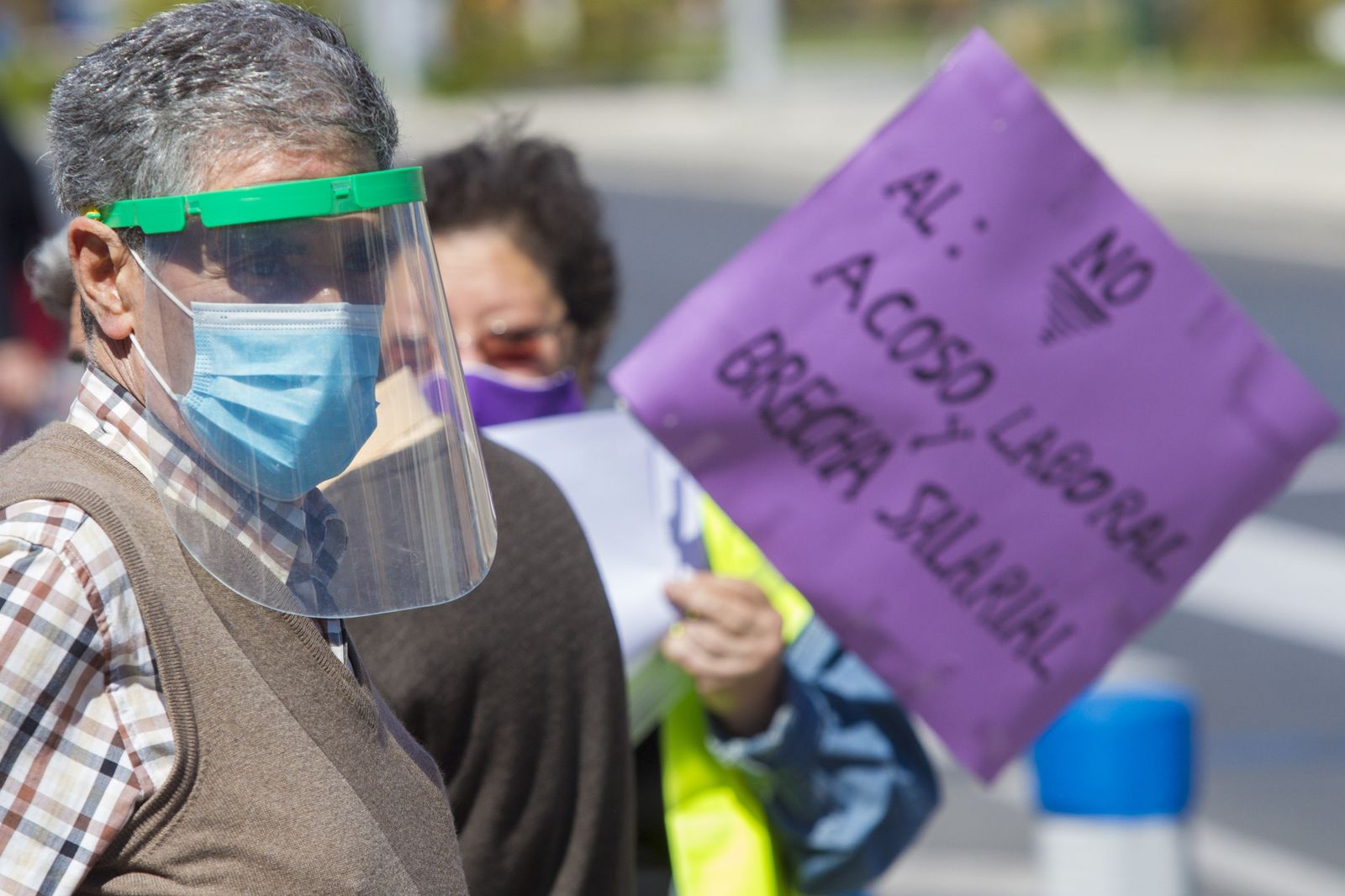 Primero de Mayo en Málaga marcado por la pandemia, en fotos