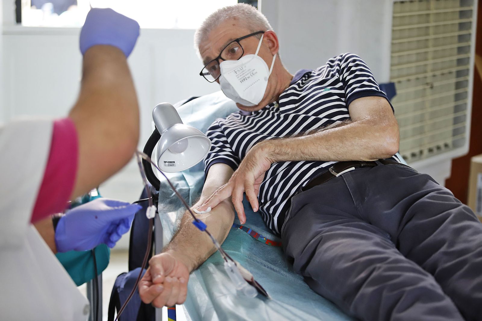 Imágenes de la Macrocolecta de sangre en la Casa Colón