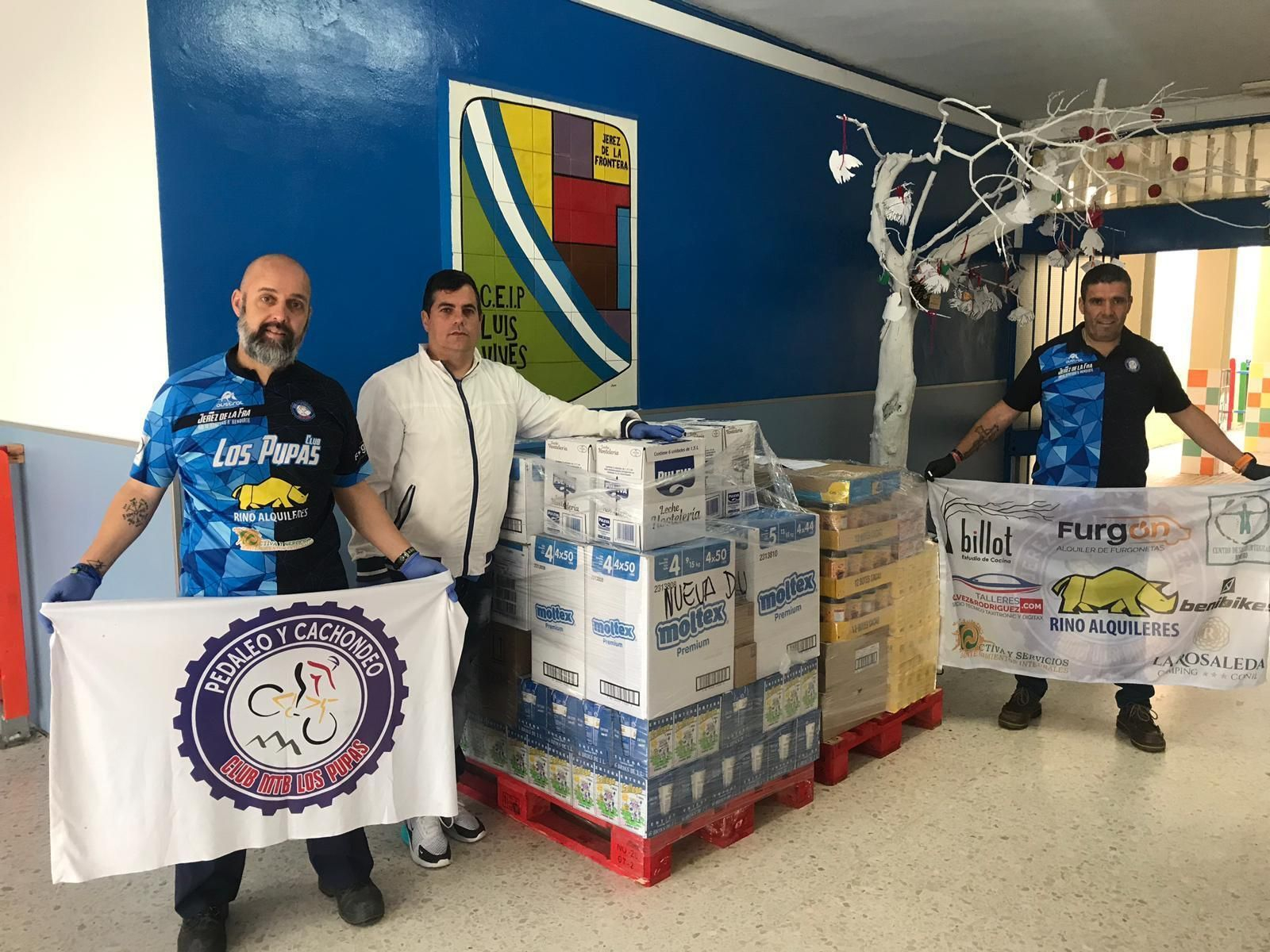 Juan José Barrios y José Antonio Santos, en el Luis Vives.