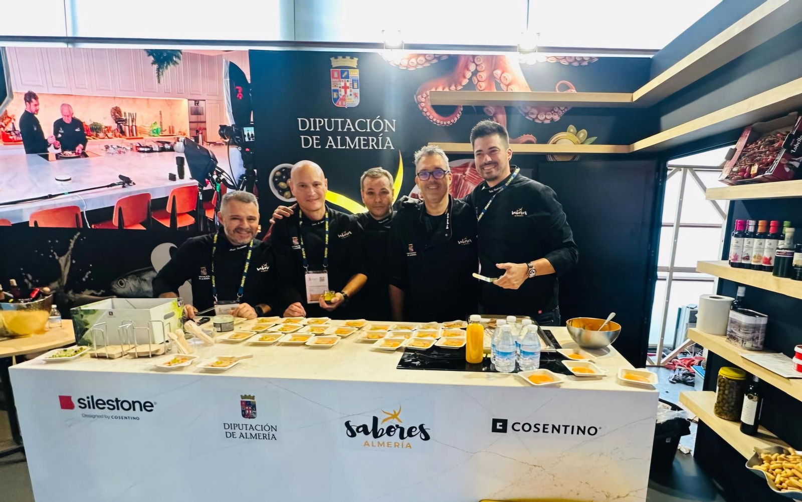 Los chefs almerienses en San Sebastián.