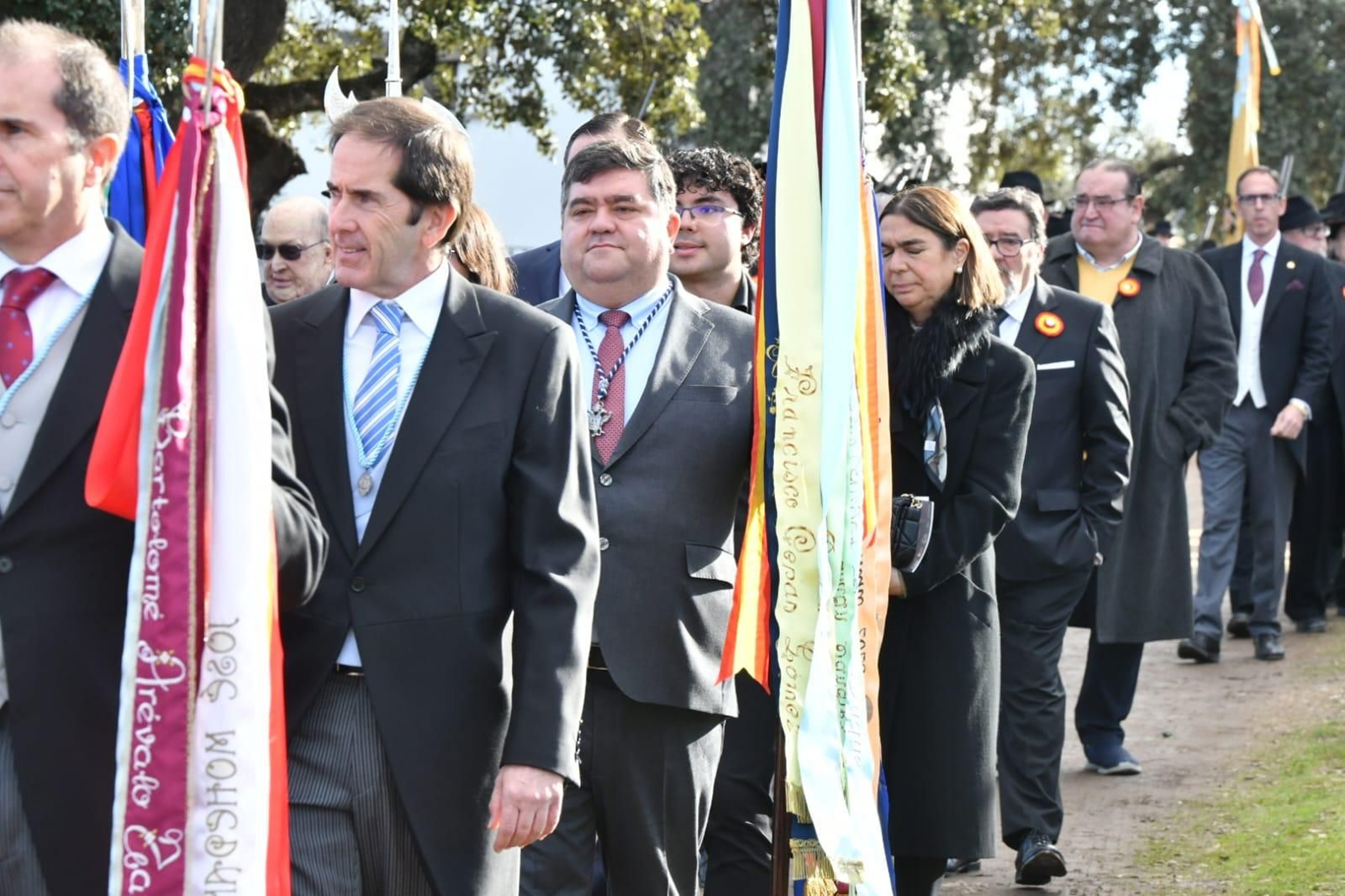 Procesión de la Virgen de Luna tras su coronación canónica