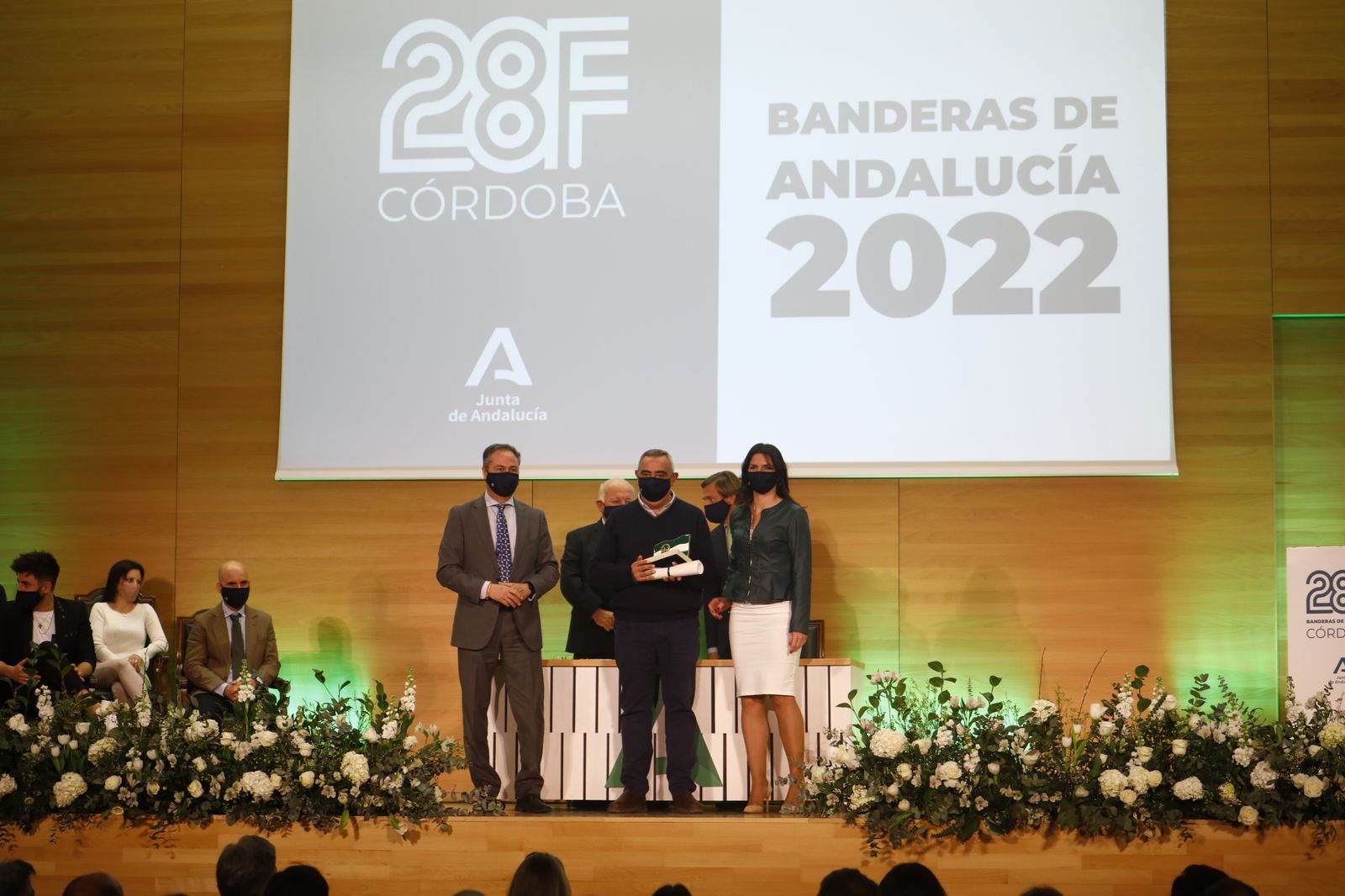 La entrega de las Banderas de Andalucía en Córdoba por el 28F, en imágenes