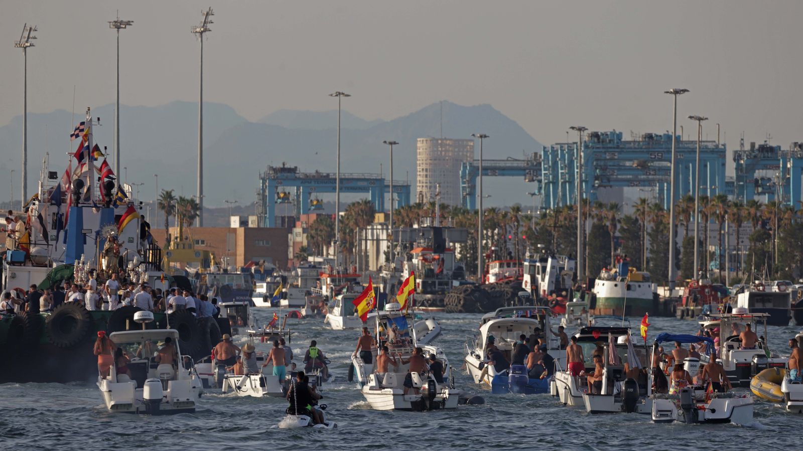 Fotos de la procesión de la Virgen del Carmen en Algeciras 2022