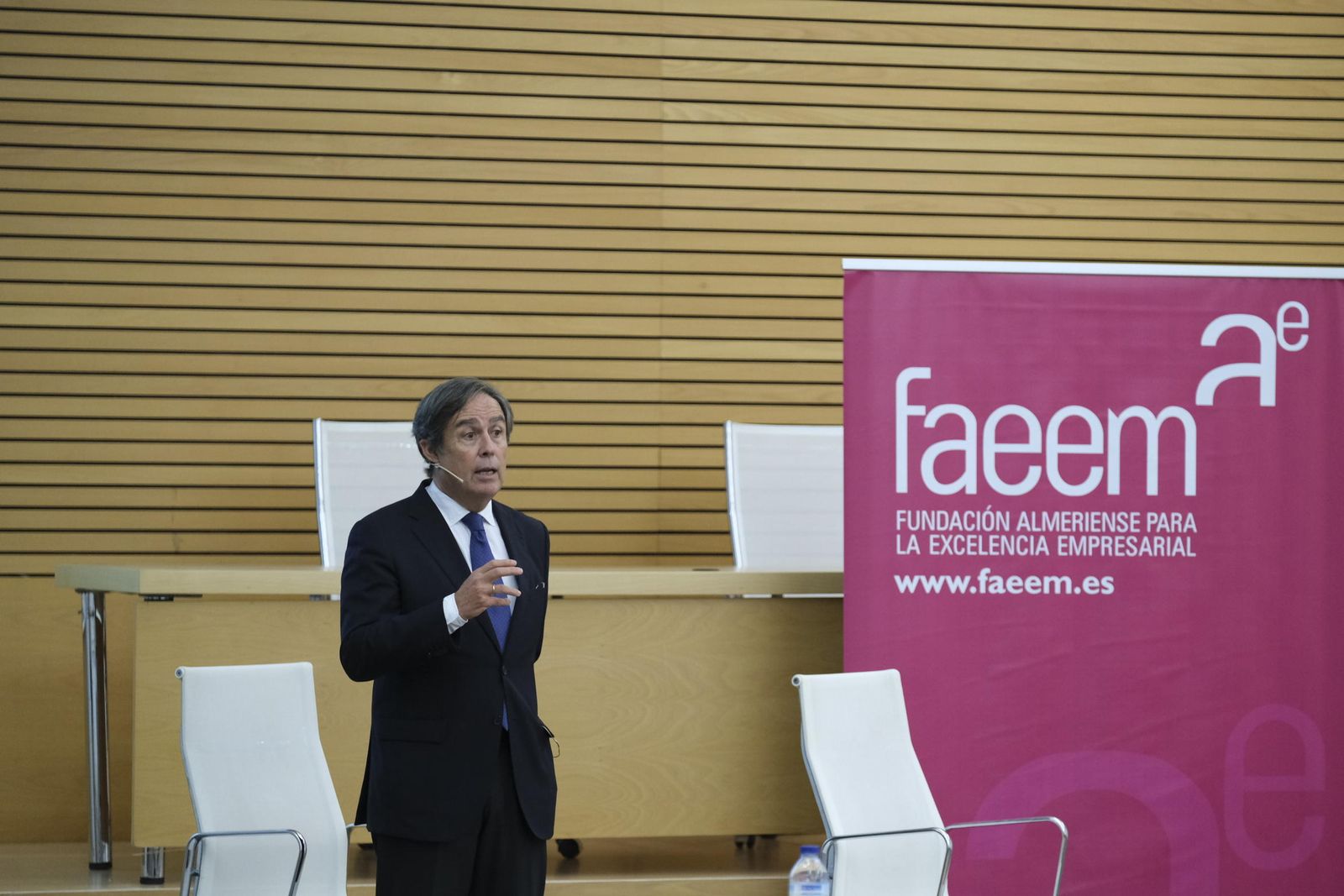 Ricardo Pumar en el Palacio de Congresos con Faeem.