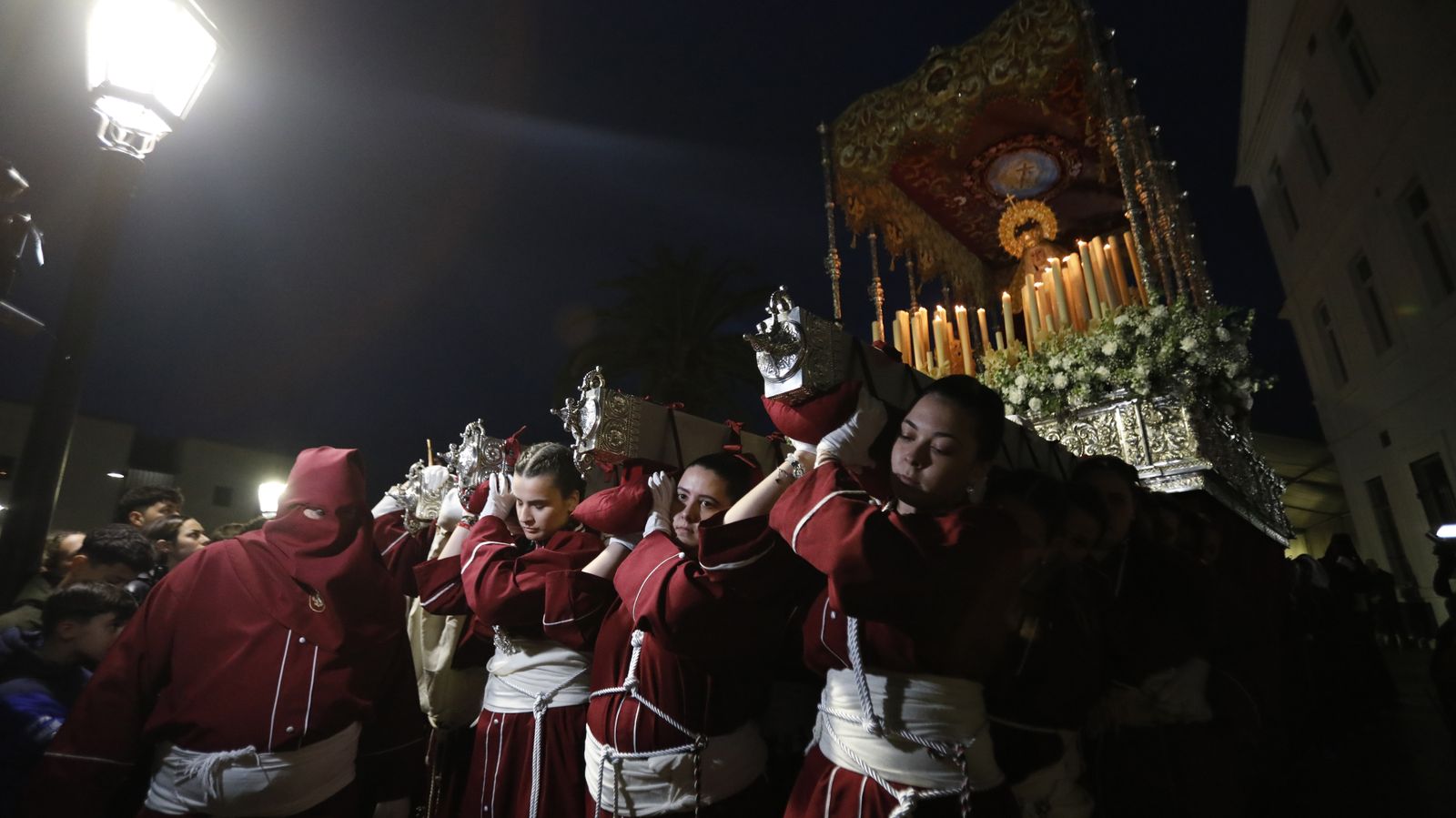Fotos del Lunes Santo en San Roque: Oración en el Huerto.