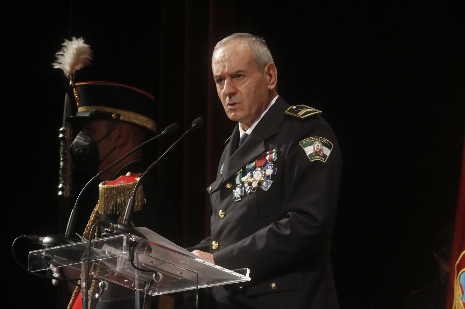 Las fotografías del acto de la Policía Local de Córdoba por el día de San Rafael