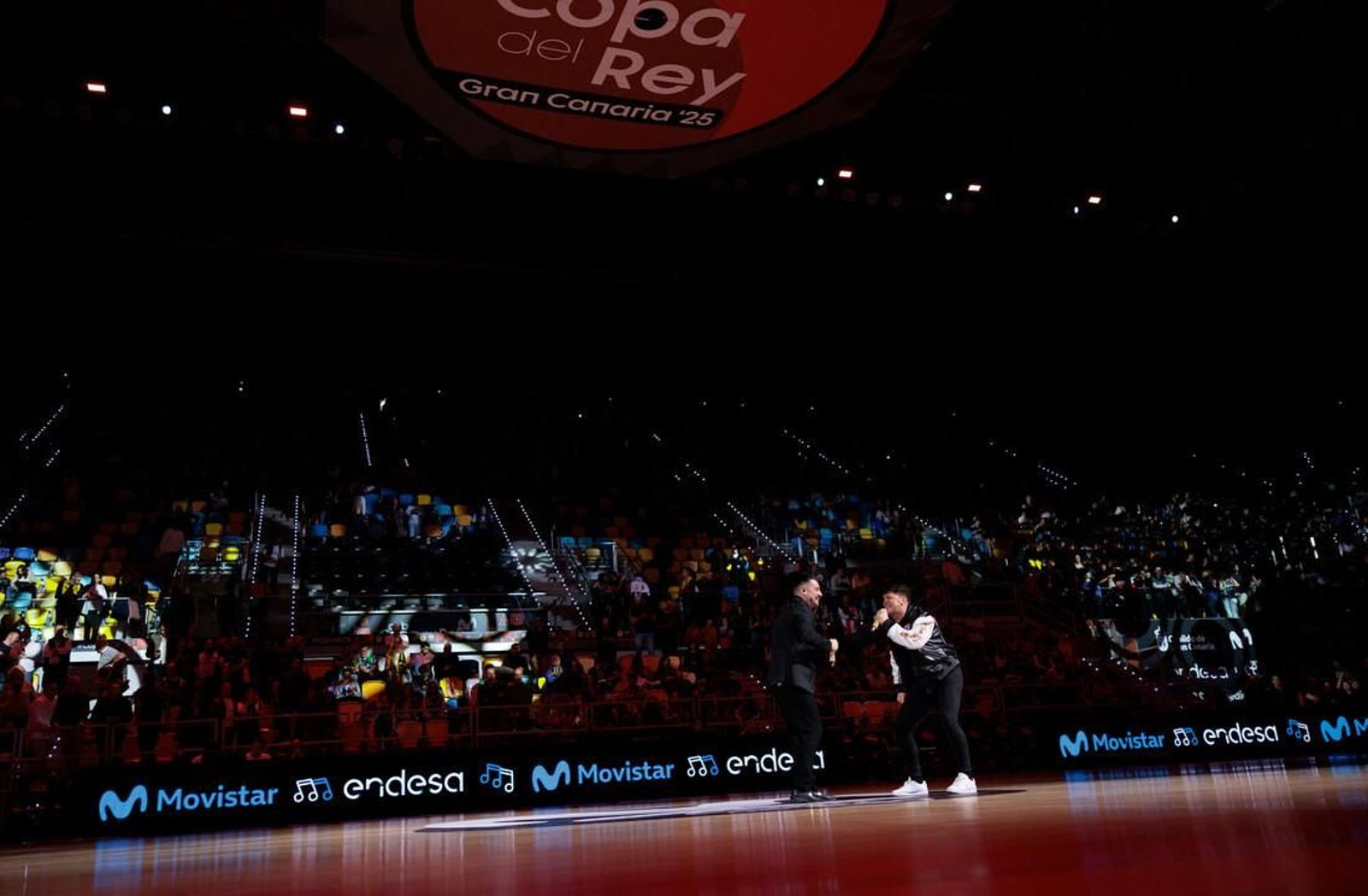 El concierto de Andy y Lucas en la Copa del Rey