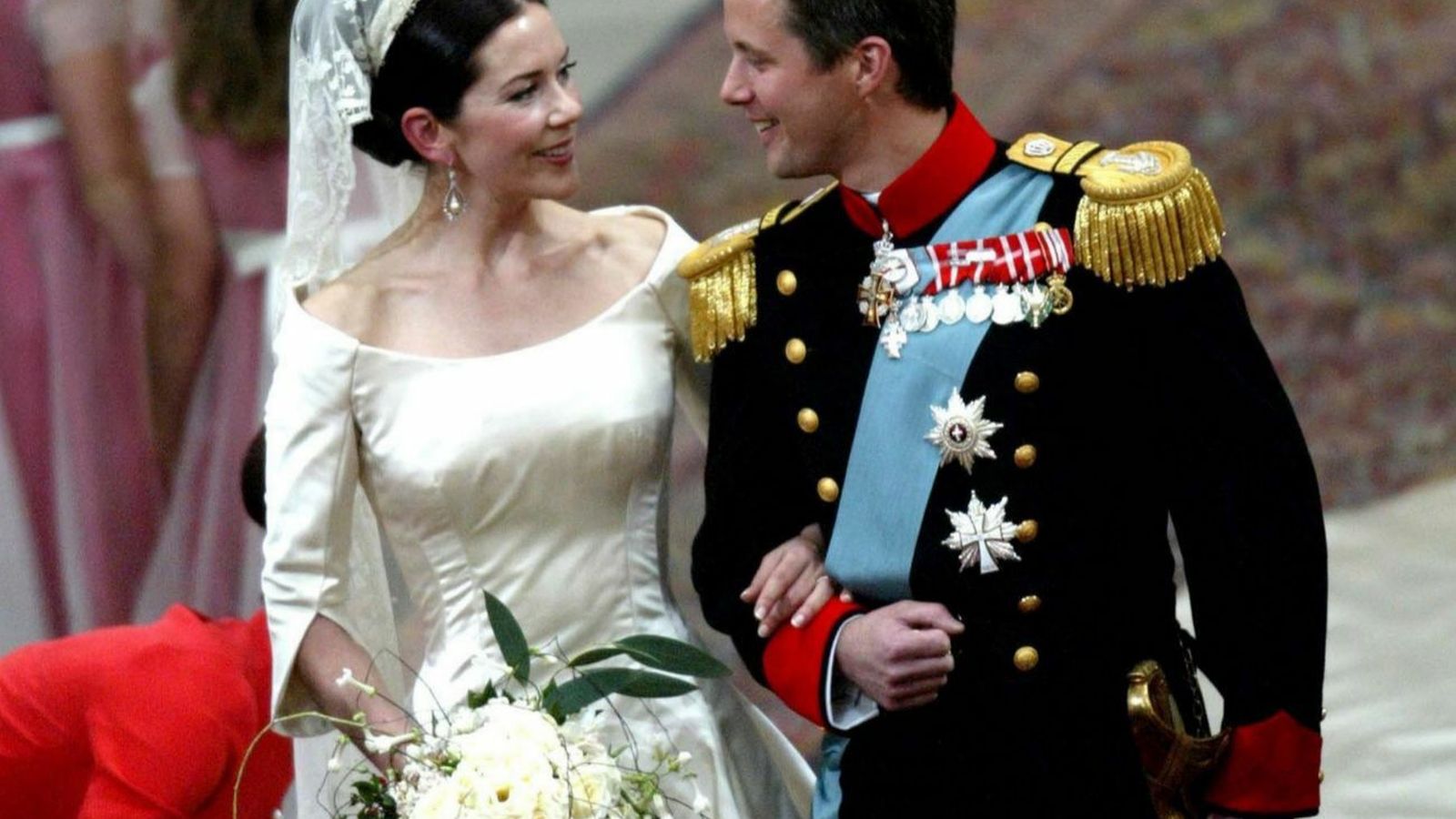 Boda de Federico y Mary el 14 de mayo de 2004.