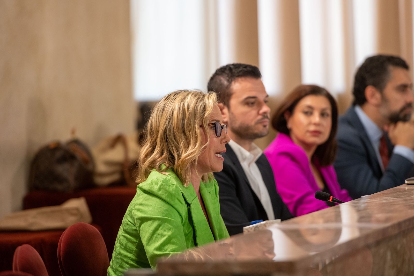 Pleno celebrado en el Ayuntamiento de Almería.
