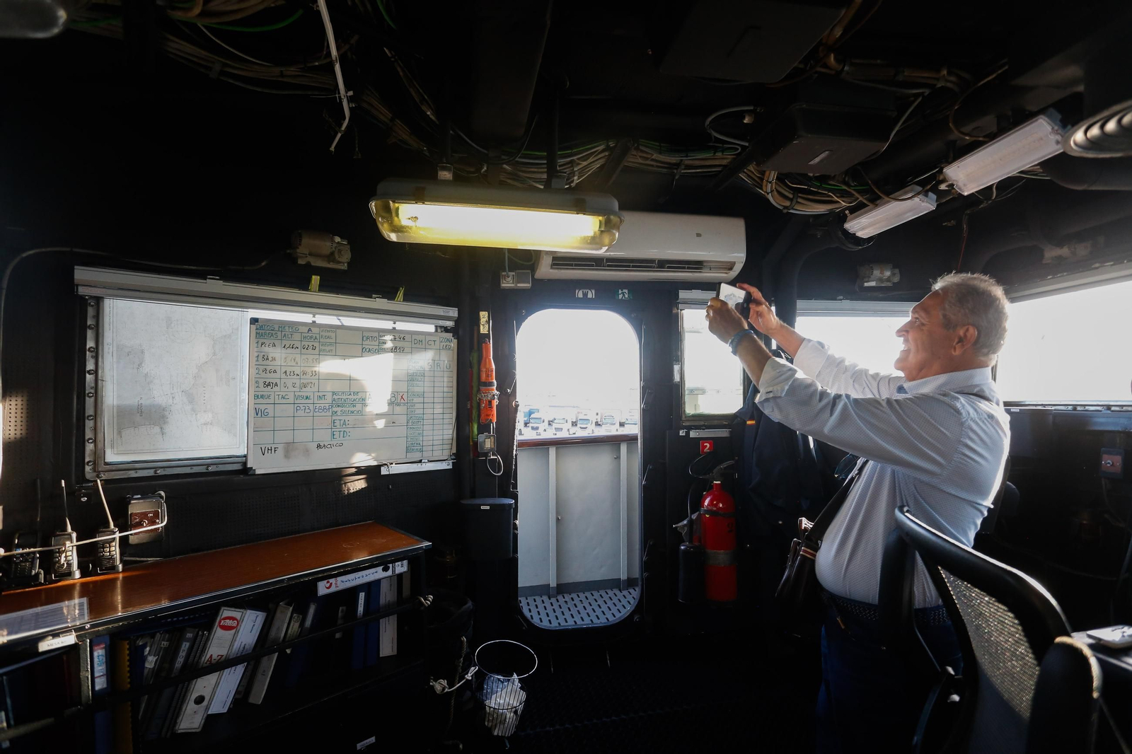 Fotos de la jornada de puertas abiertas del patrullero 'Vigía' en el Puerto de Algeciras