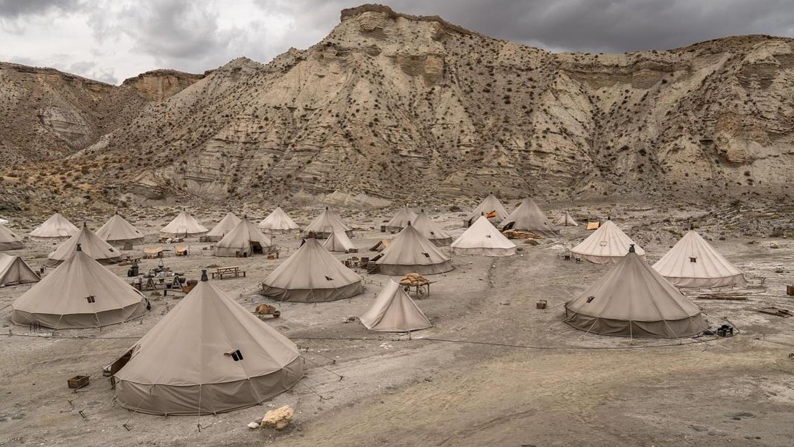 La zona desértica de Tabernas tiene un gran protagonismo en la película.