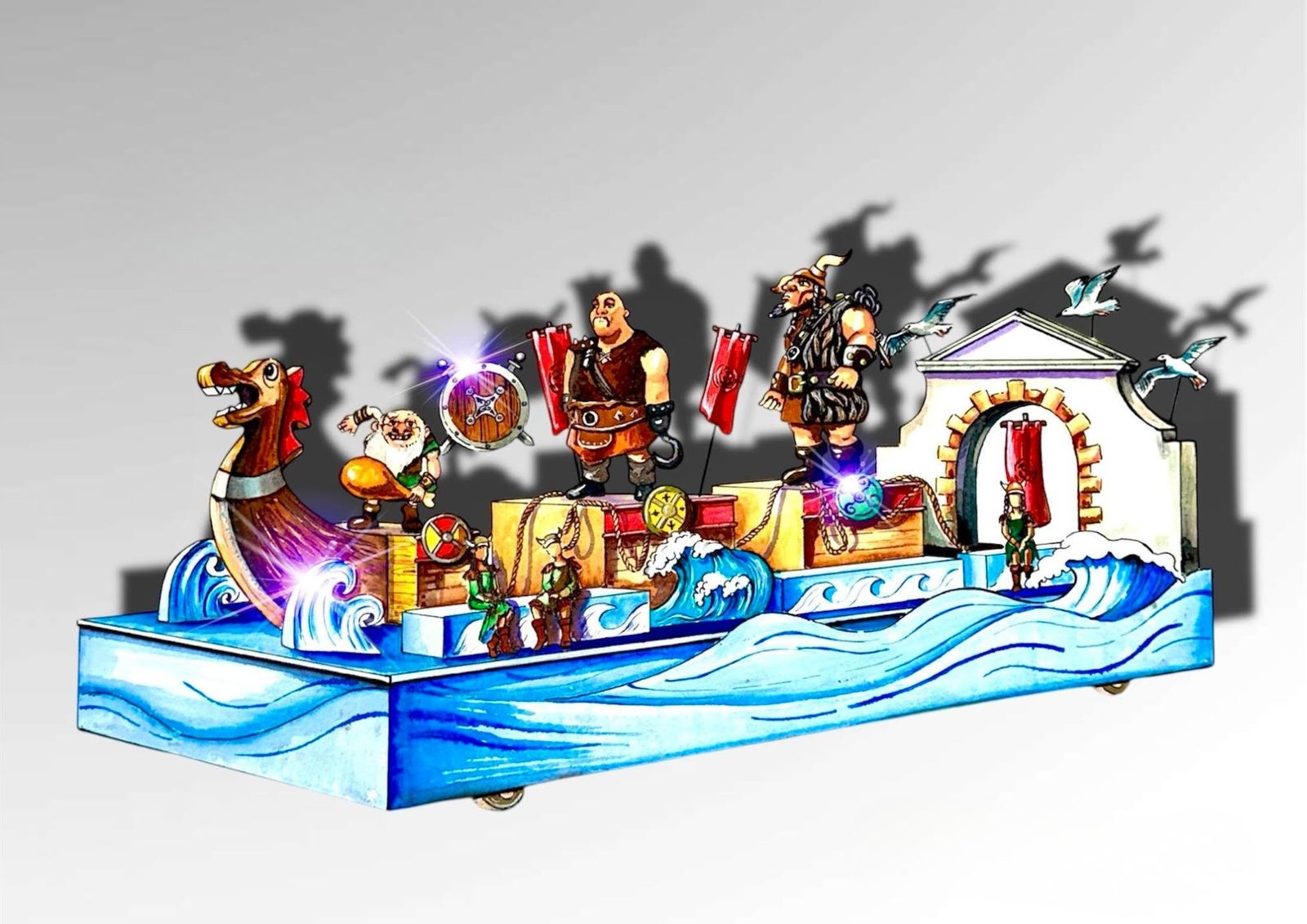 Las carrozas de la Cabalgata de los Reyes Magos de Cádiz