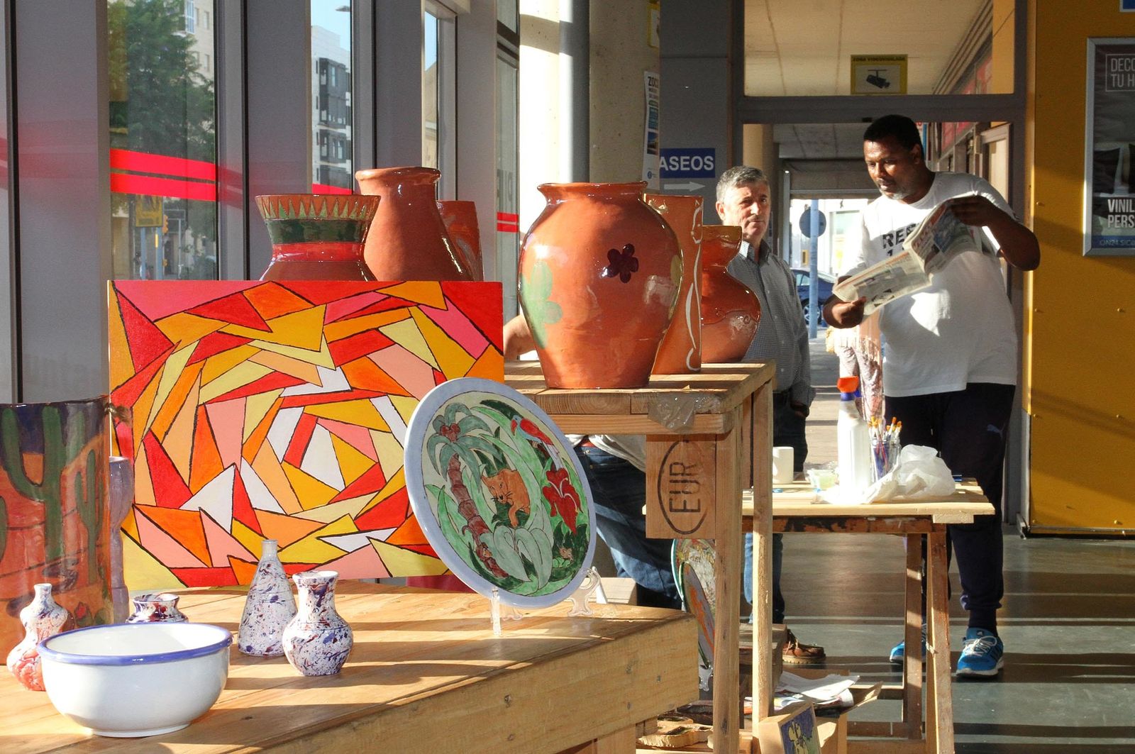 Imágenes de la VII Muestra de Artesanía FAISEM en el Mercado del Carmen.