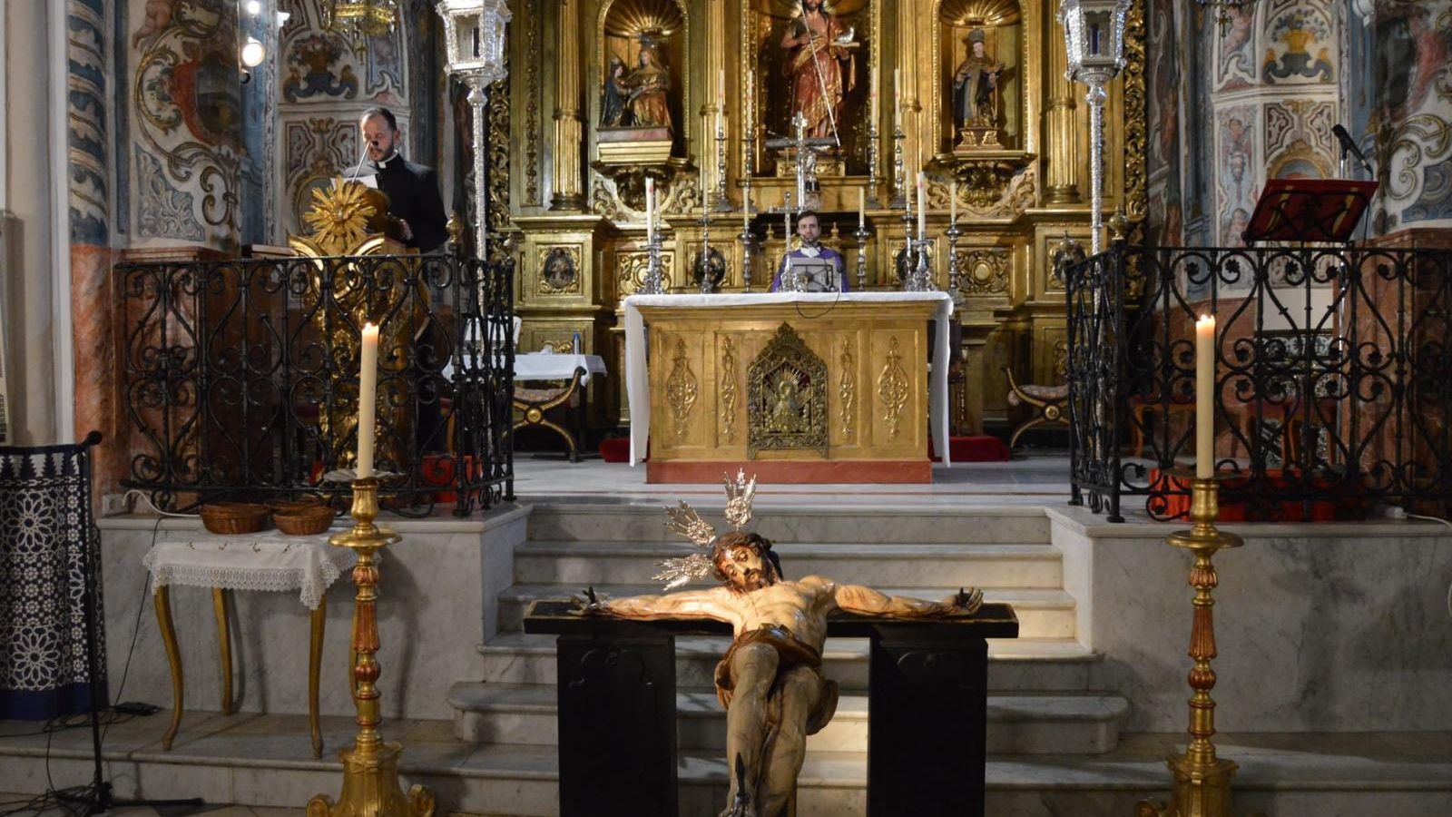 El Cristo del Amor en San Juan del Puerto, este Martes Santo.