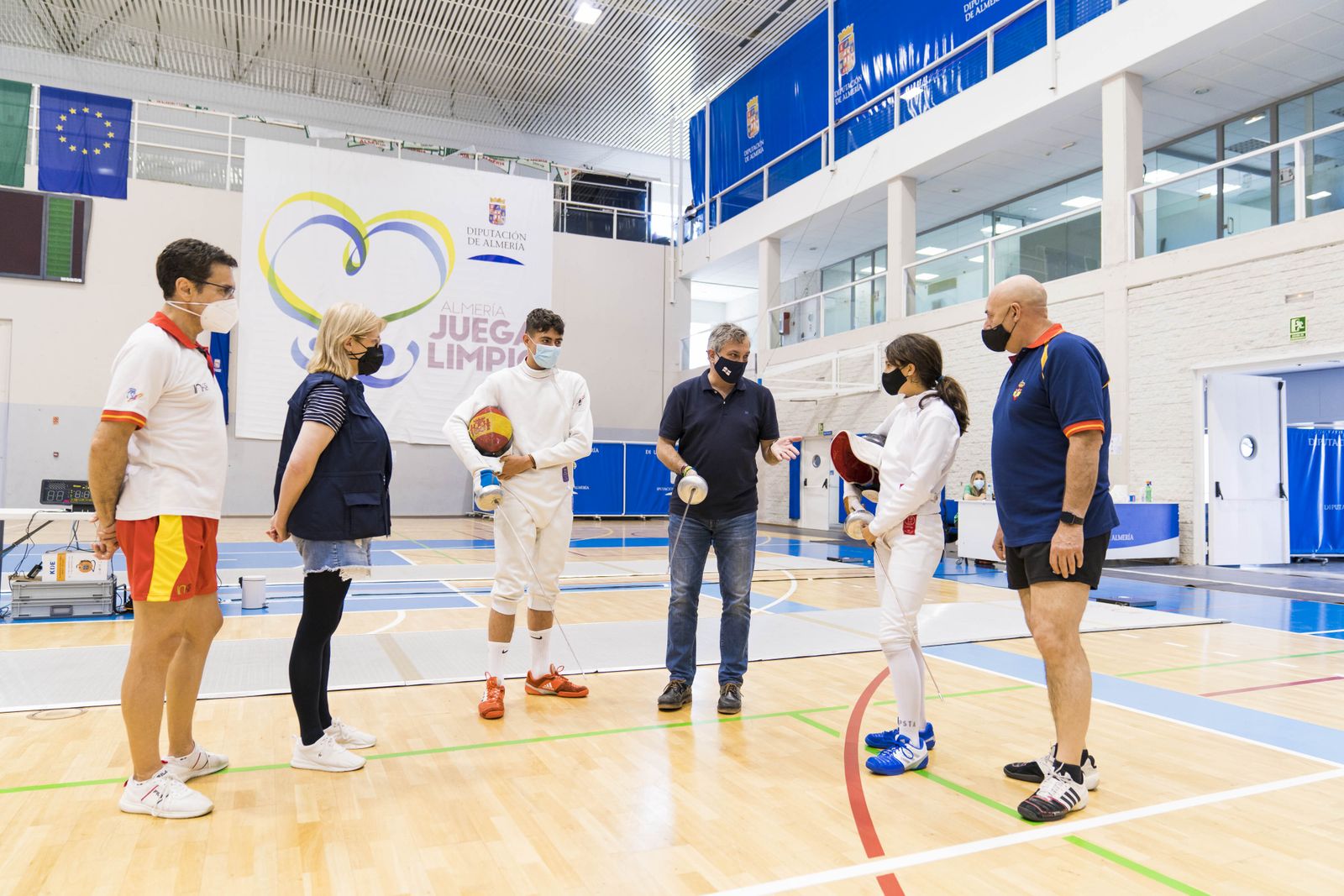 El vicepresidente de Diputación, Ángel Escobar, acudió a la cita en el Moisés Ruiz
