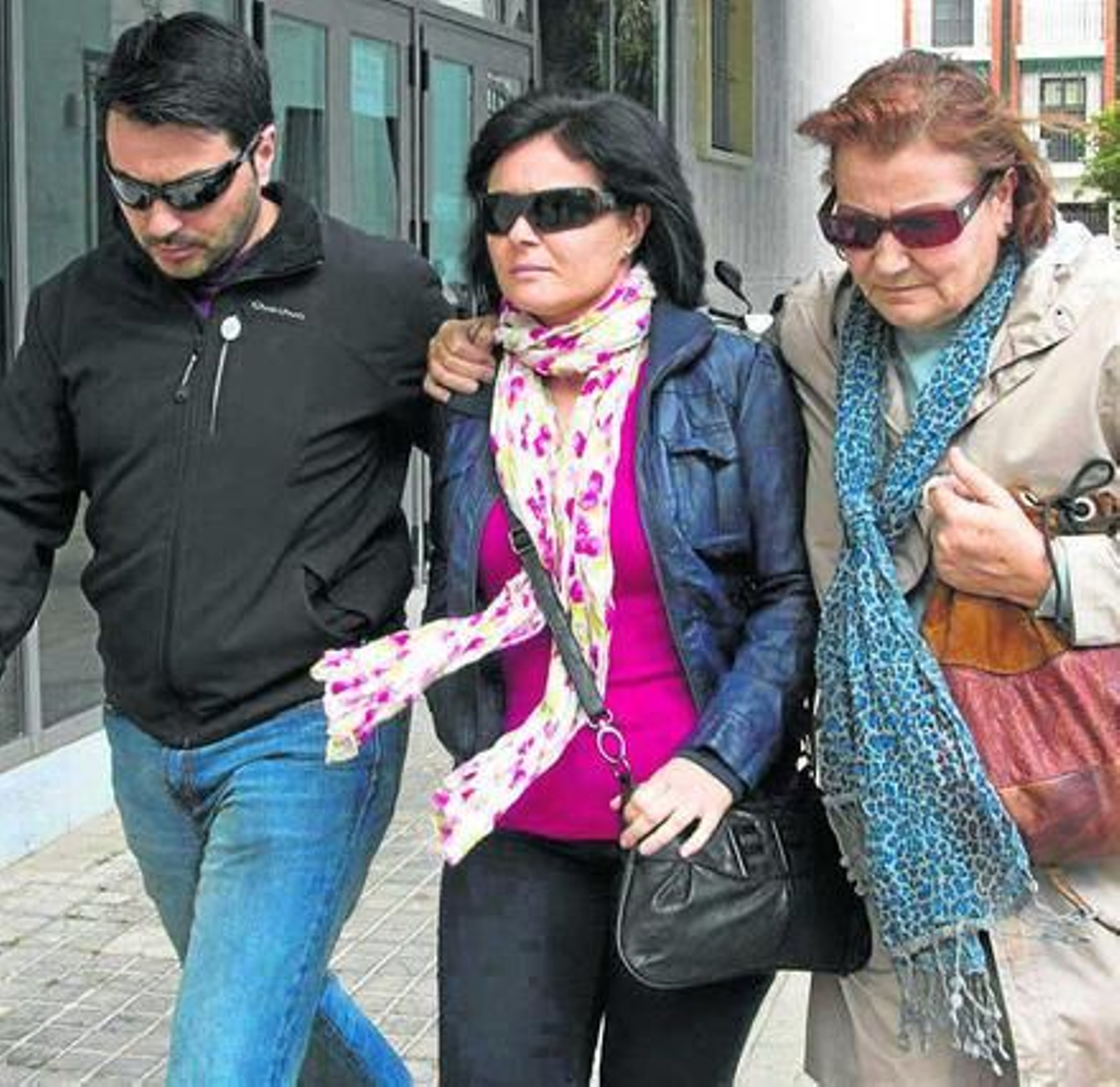 Ruth Ortiz a la entrada de los juzgados de Córdoba.