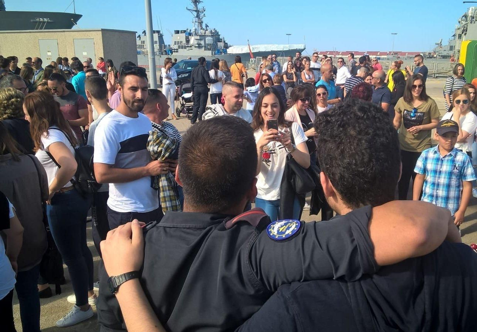 Imágenes de la llegada de la 'Santa María'