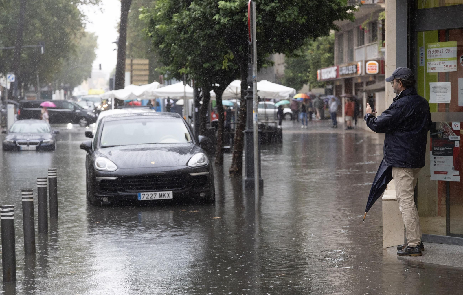 El centro de Sevilla anegado, todas las fotos.