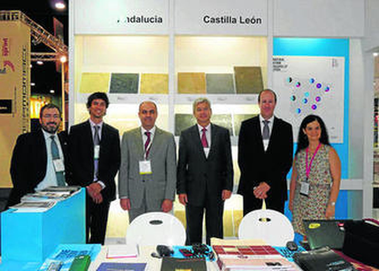 Manuel Sánchez y Bienvenido Cayuela, en la convención.