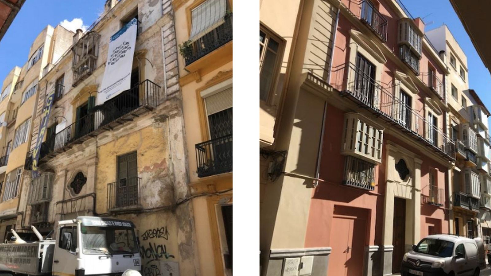 Intervención residencial ejecutada en un edificio en desuso de la calle Madre de Dios.