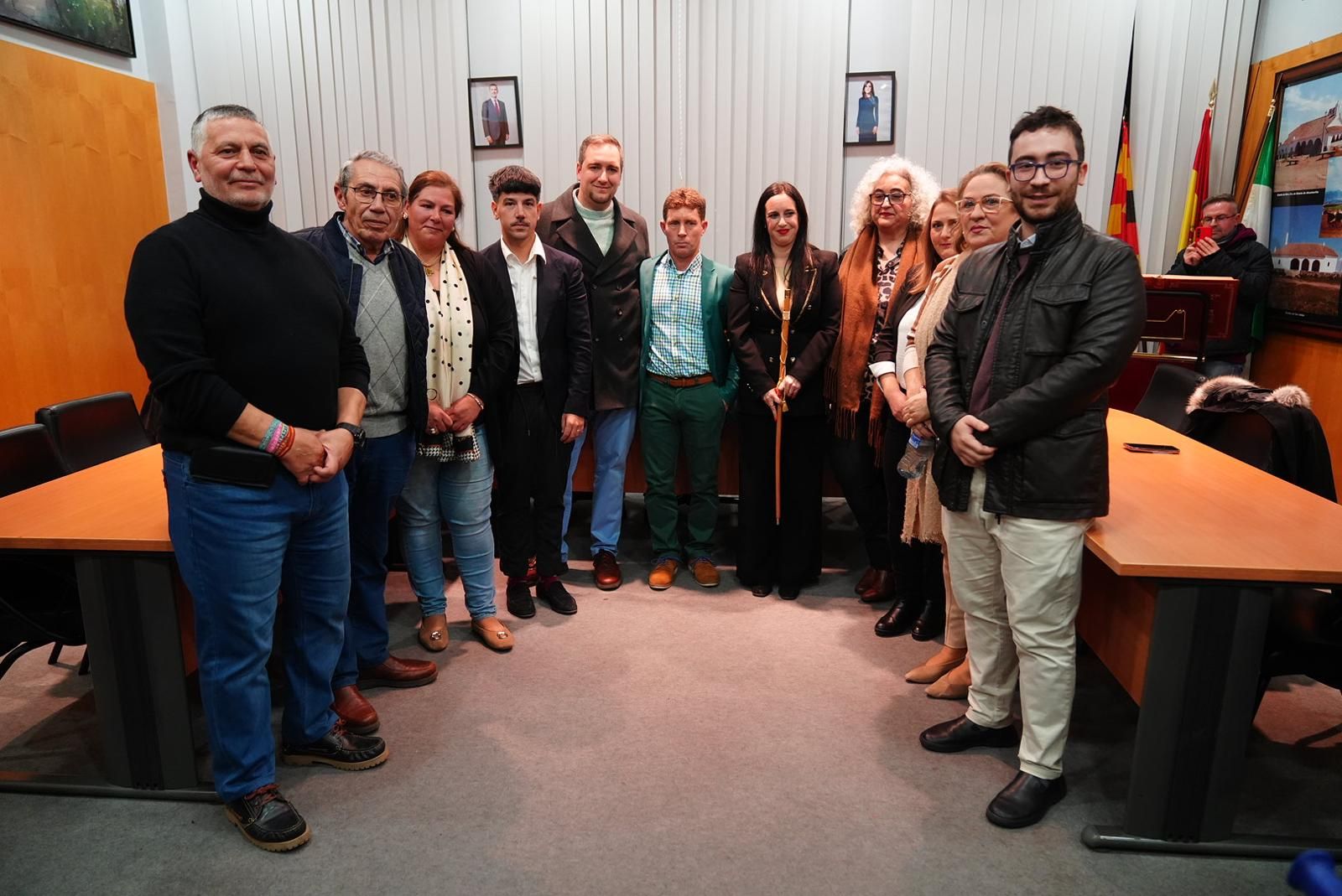 La Corporación municipal de Belalcázar con Jessica Jiménez en el centro