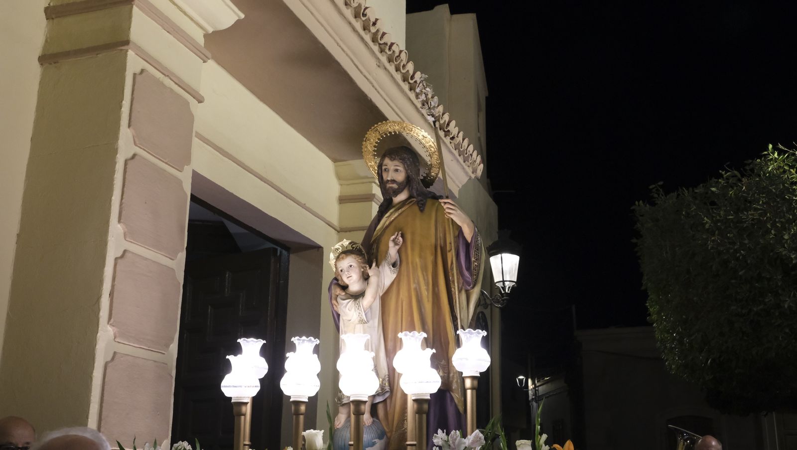 Imágenes de la Procesión de San José Obrero en las Fiestas de Benahadux