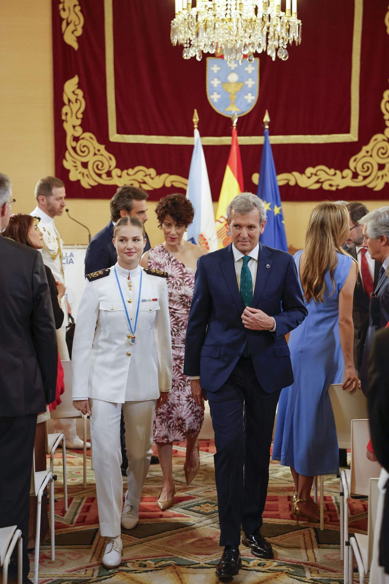 Las fotos de la entrega de la Medalla de Oro de Galicia a la princesa Leonor
