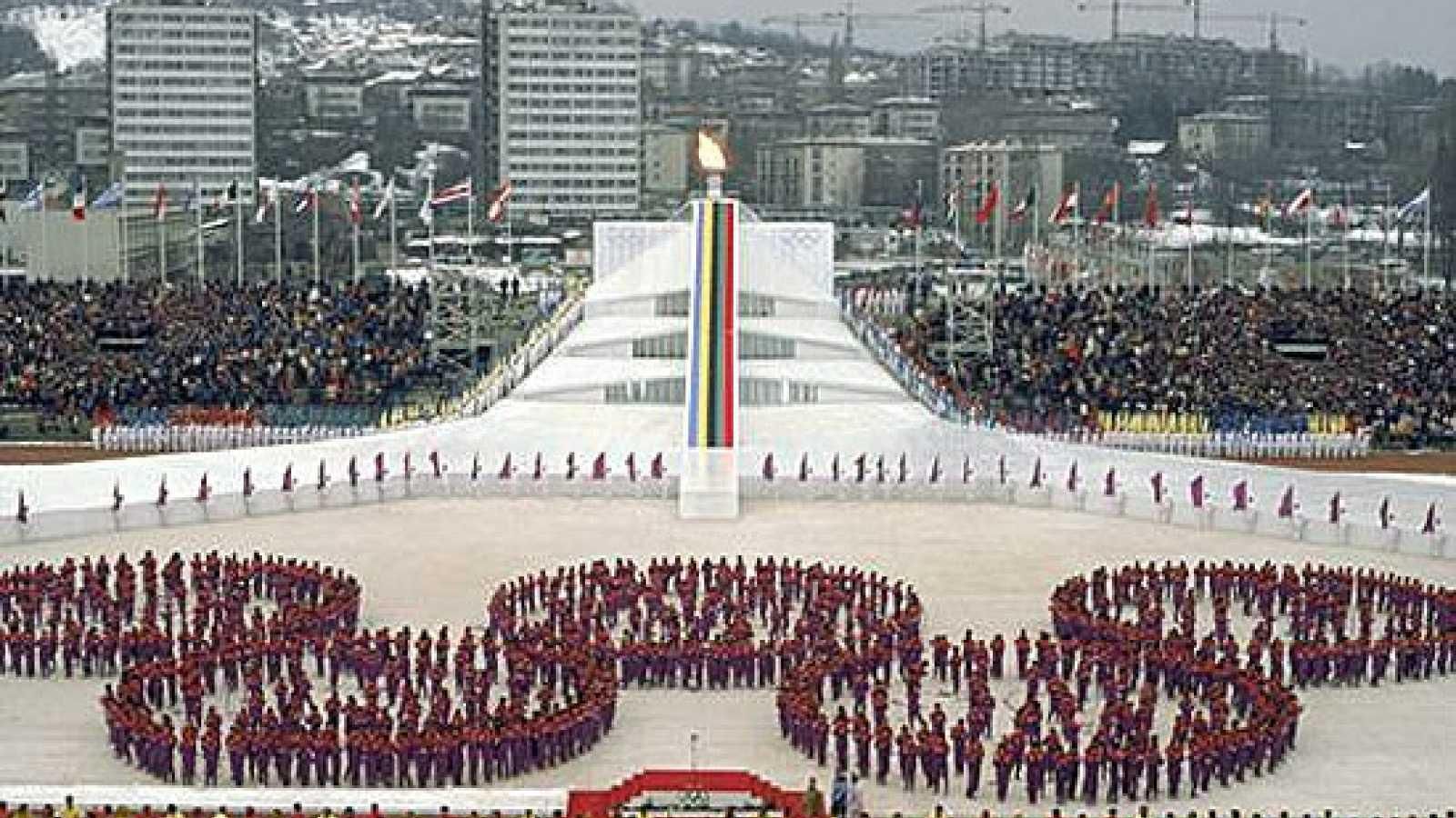 Inauguración de los Juegos Olímpicos de de Invierno de Sarajevo 1984.
