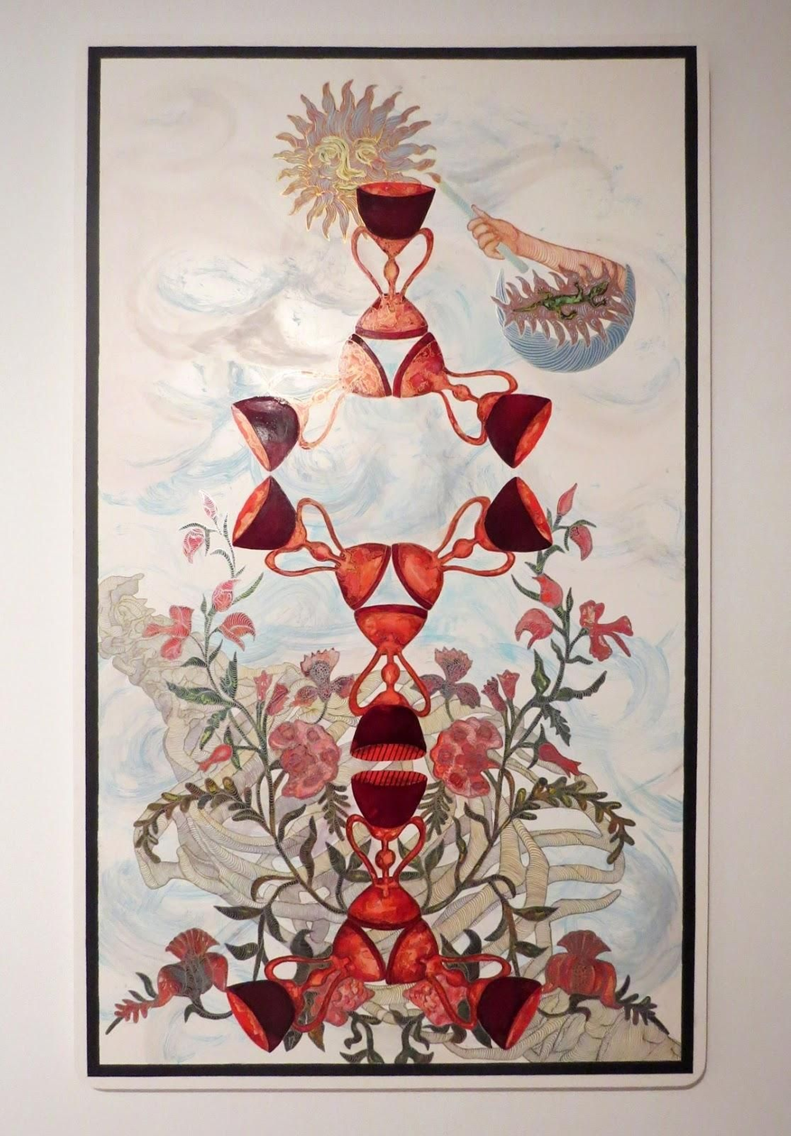 Una de las obras de Marina Vargas