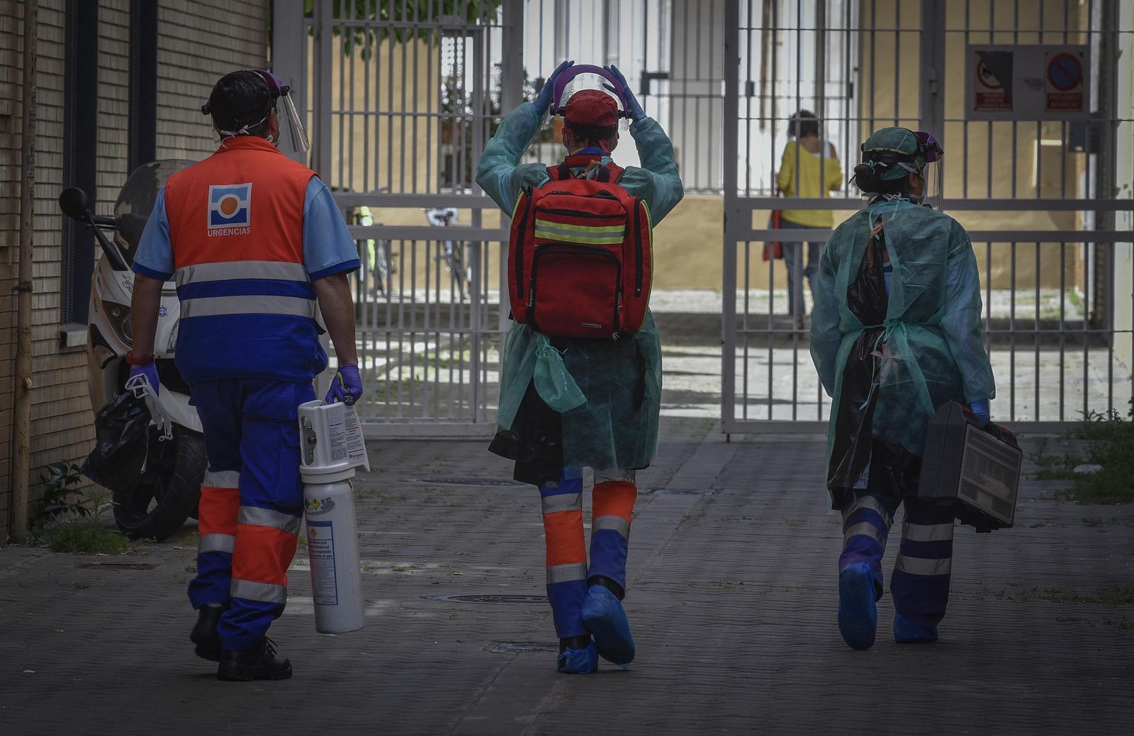 Profesionales sanitarios del Servicio de Urgencias de Atención Primaria (SUAP)