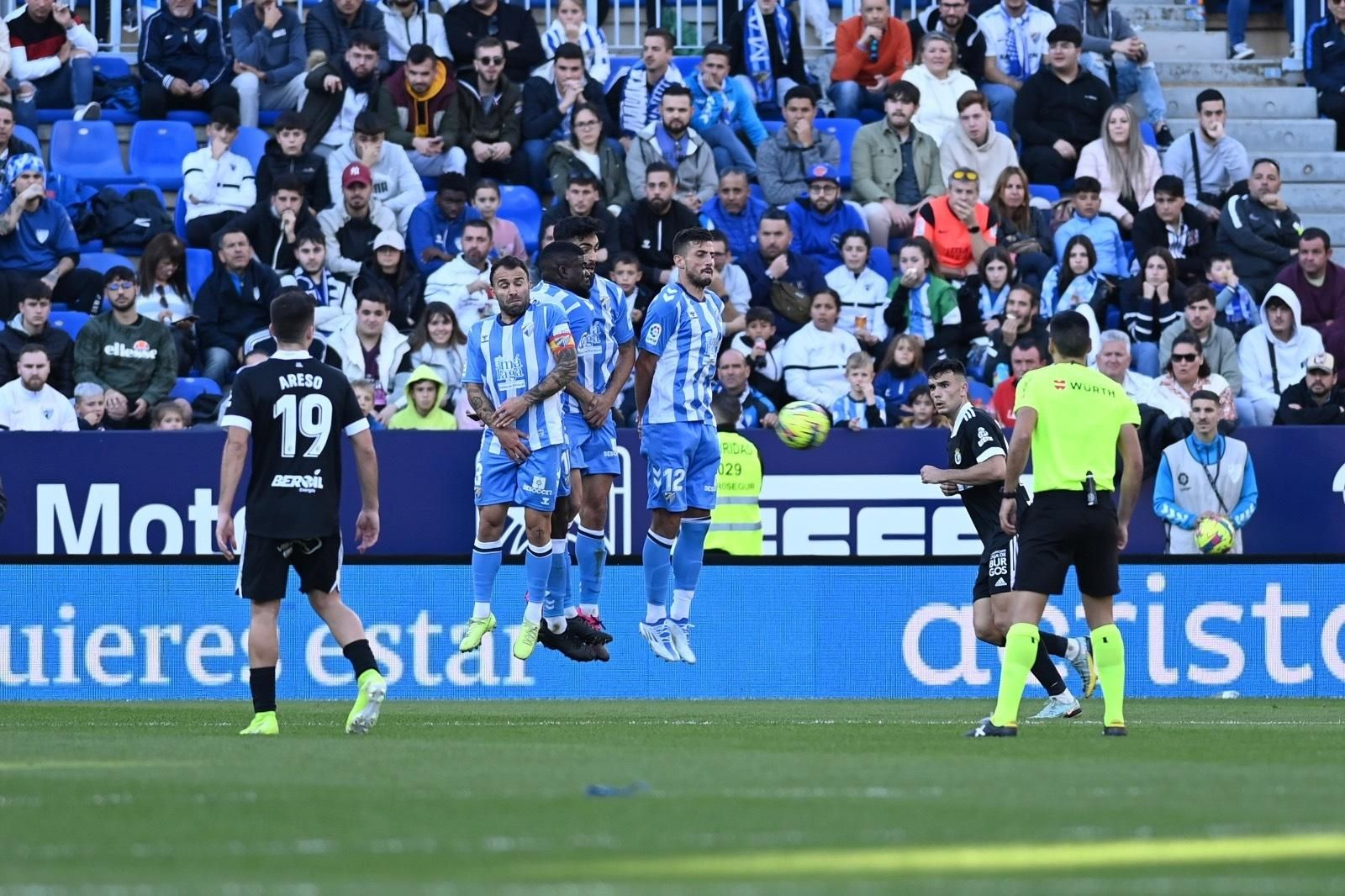El Málaga CF - Burgos, en fotos