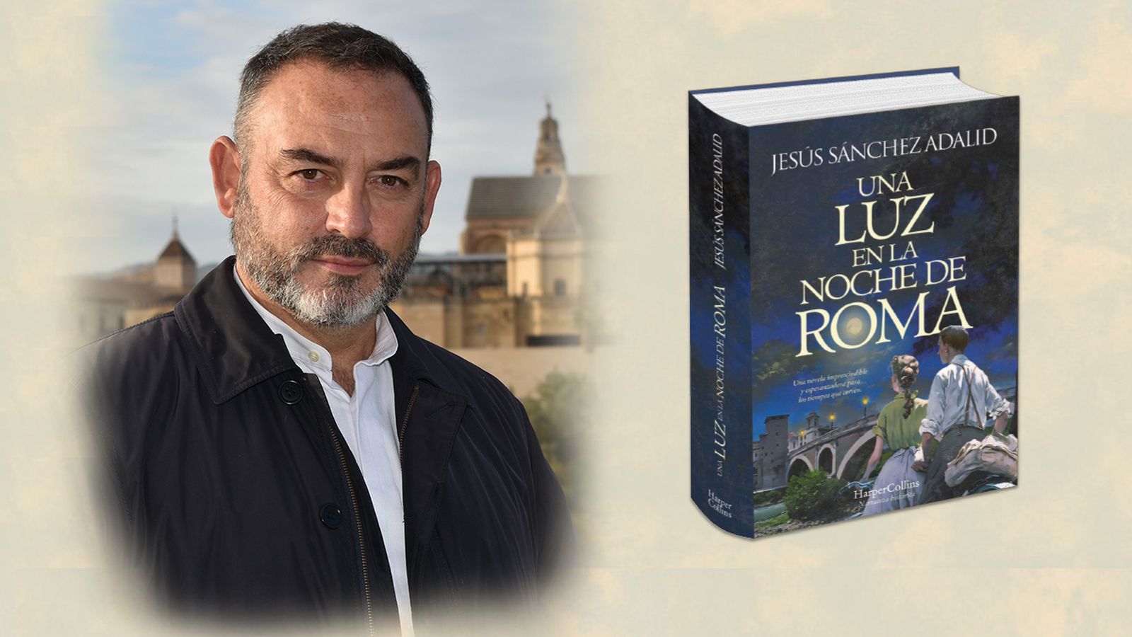 Jesús Sánchez Adalid presenta "Una luz en la noche de Roma".
