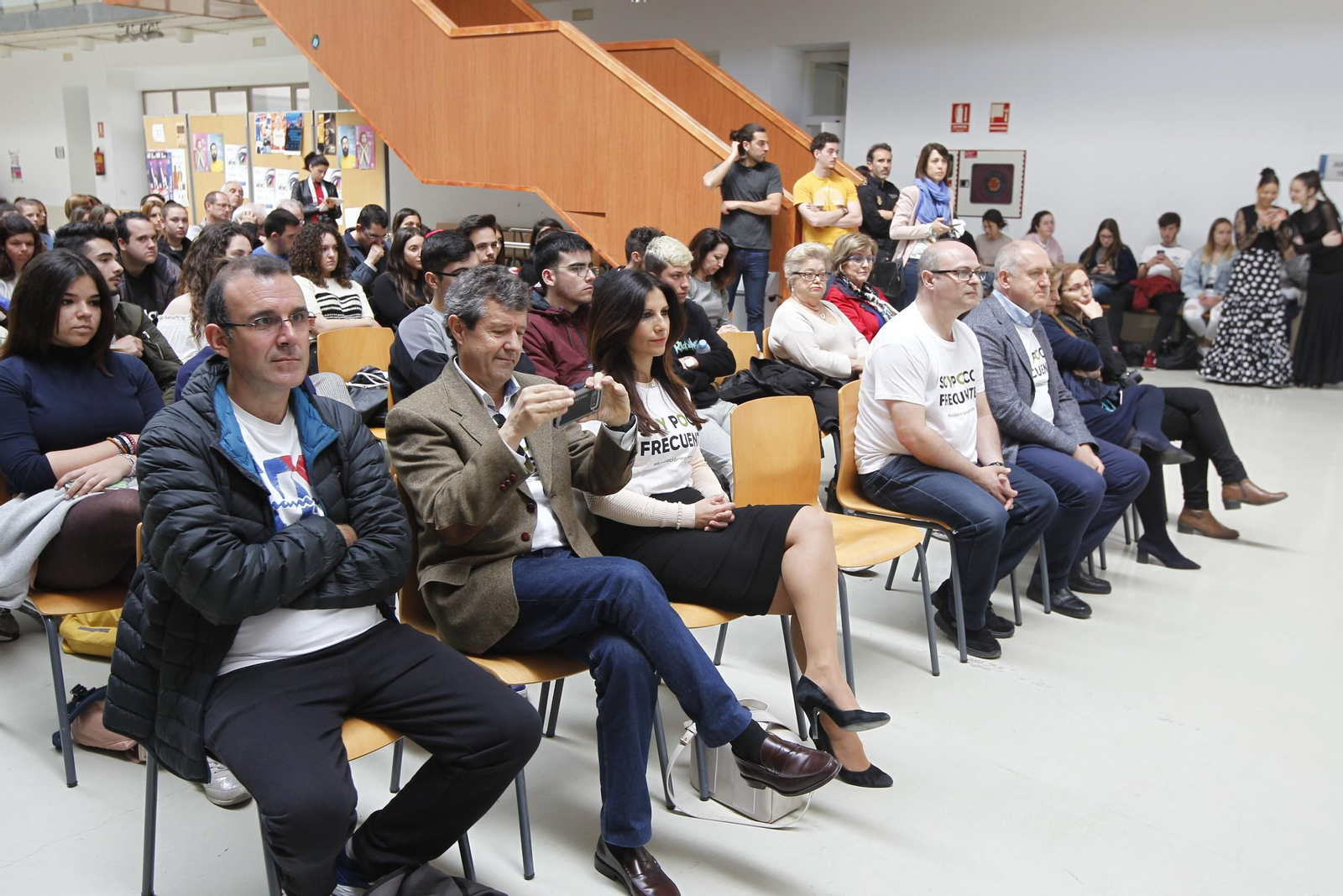 Fotos mural reivindicativo enfermedades raras Universidad de Almería-UAL