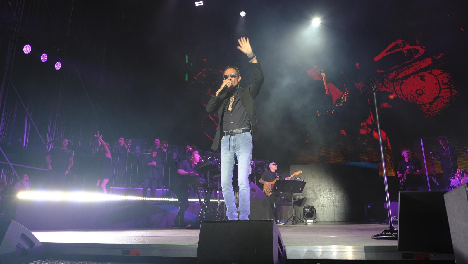 Concierto de Marc Anthony en Roquetas, en imágenes