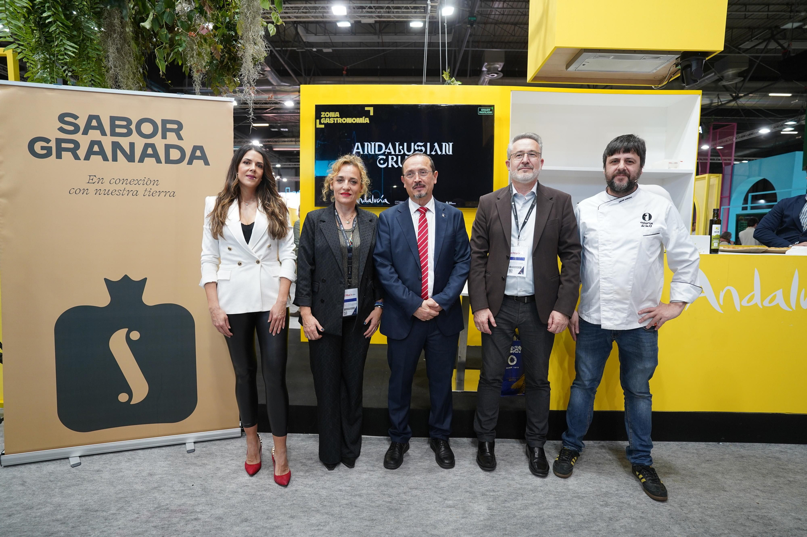 El chef Chechu González en la presentación de su showcooking esta mañana en Fitur.