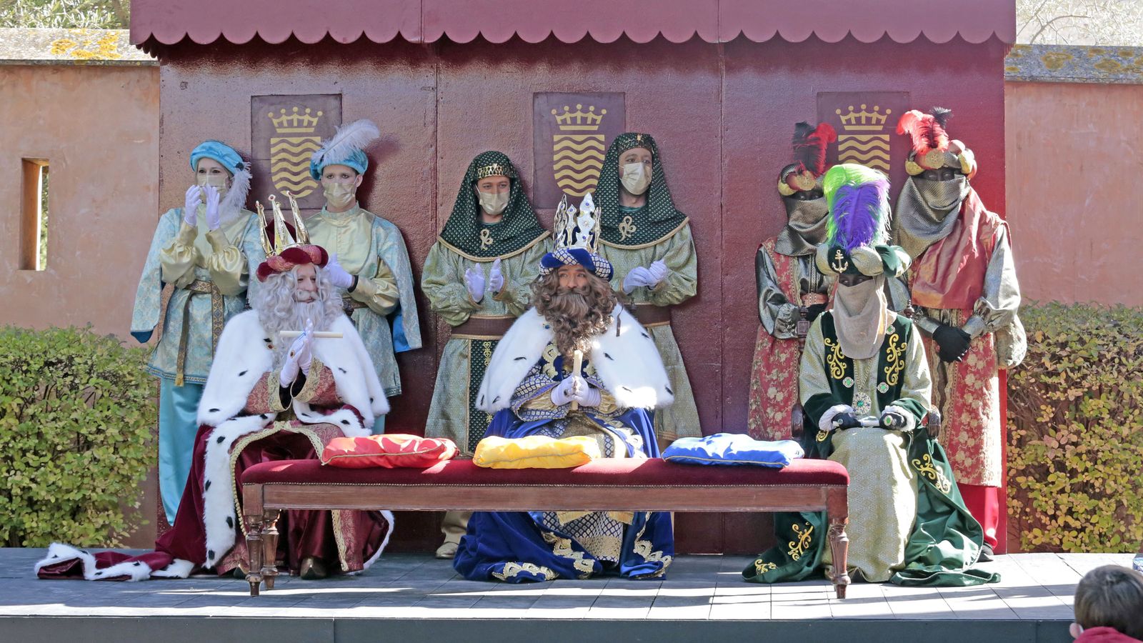 Coronación de los Reyes Magos de Jerez en el Alcázar