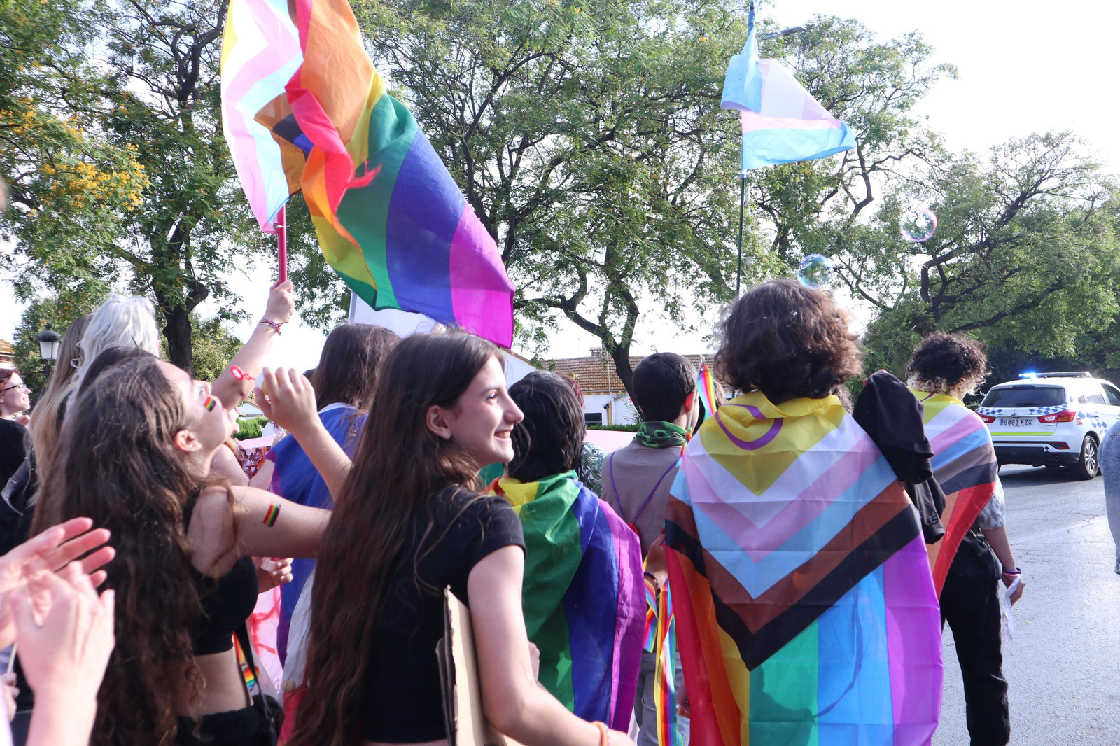 Las mejores imágenes de la manifestacióndel del Orgullo LGTBI en Huelva