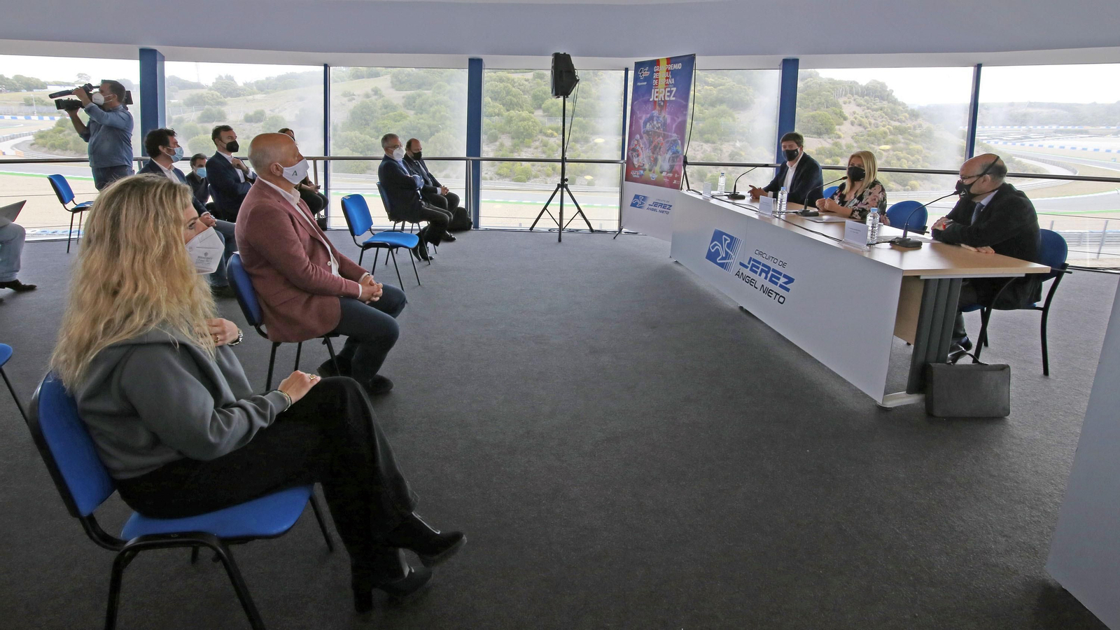 Presentación del G.P. de España en el Circuito de Jerez - Ángel Nieto